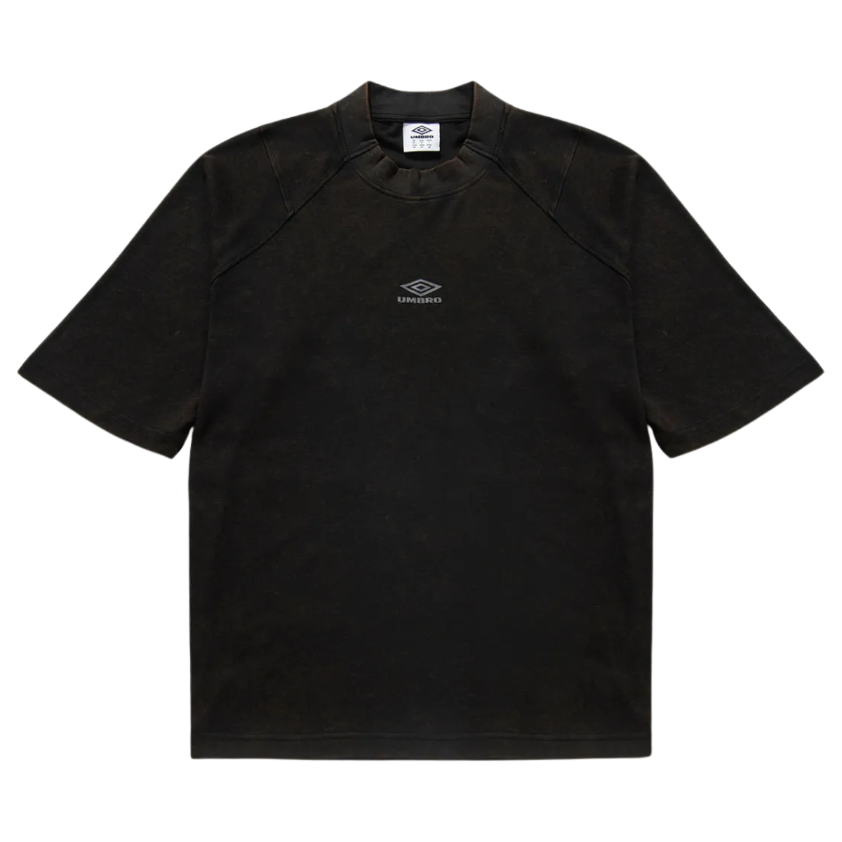 Camiseta Masculina Umbro Boxy High Neck Preto Estonado