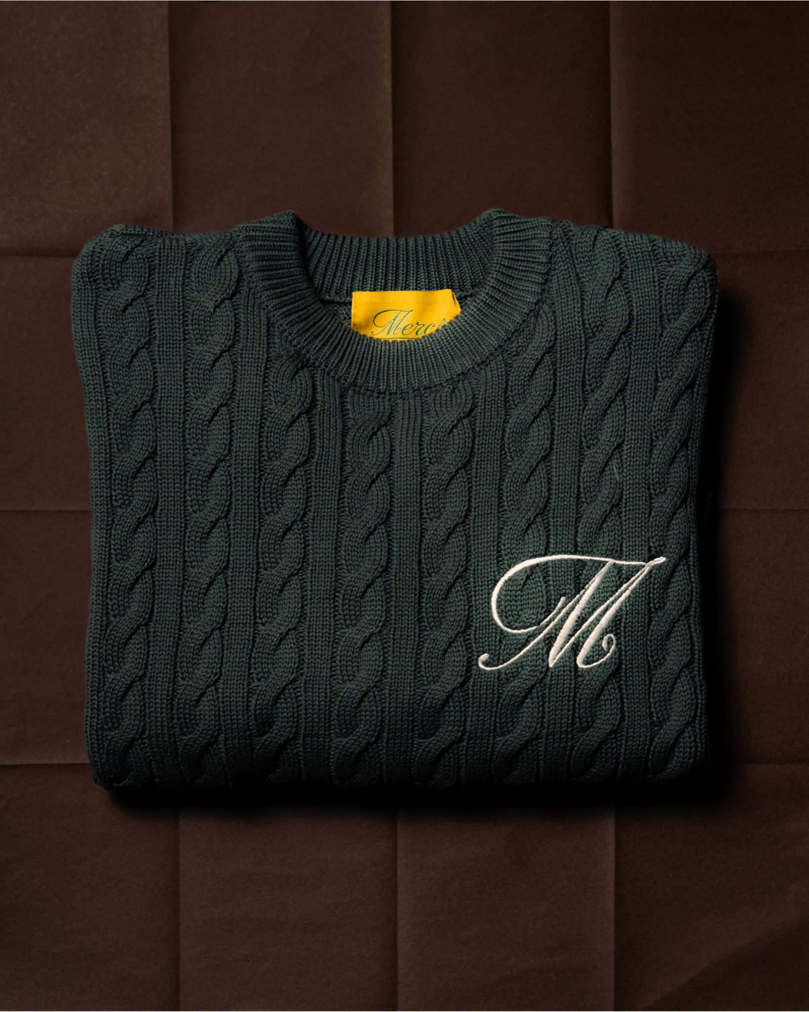 Sweater Mercê Duo Plots Verde