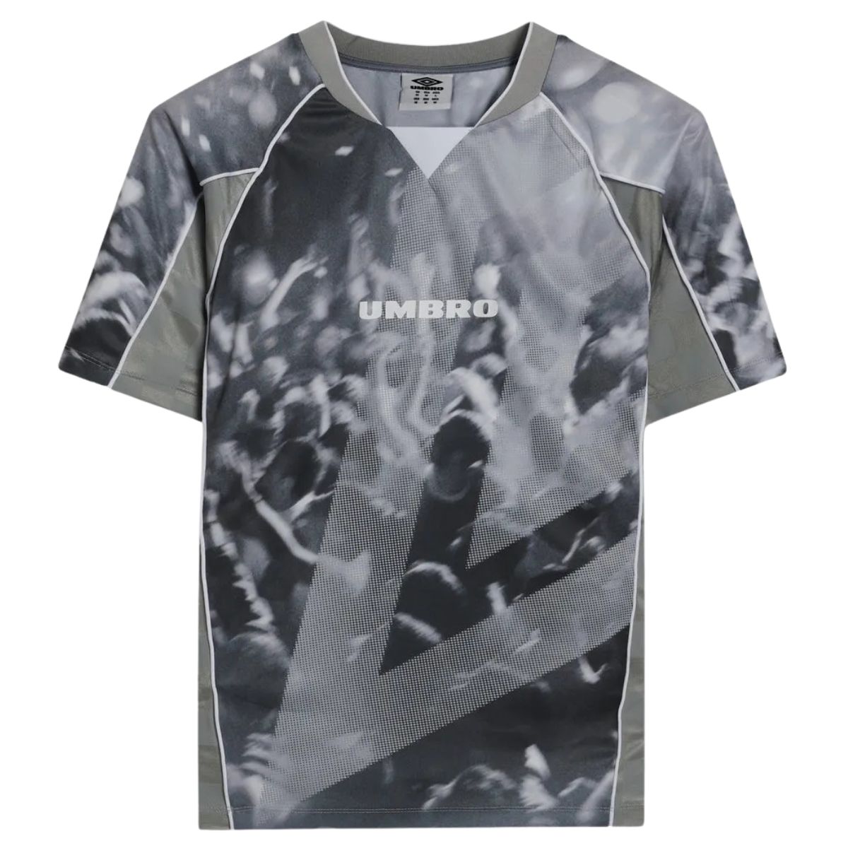 Camisa Masculina Umbro Panelled Raglan Cinza