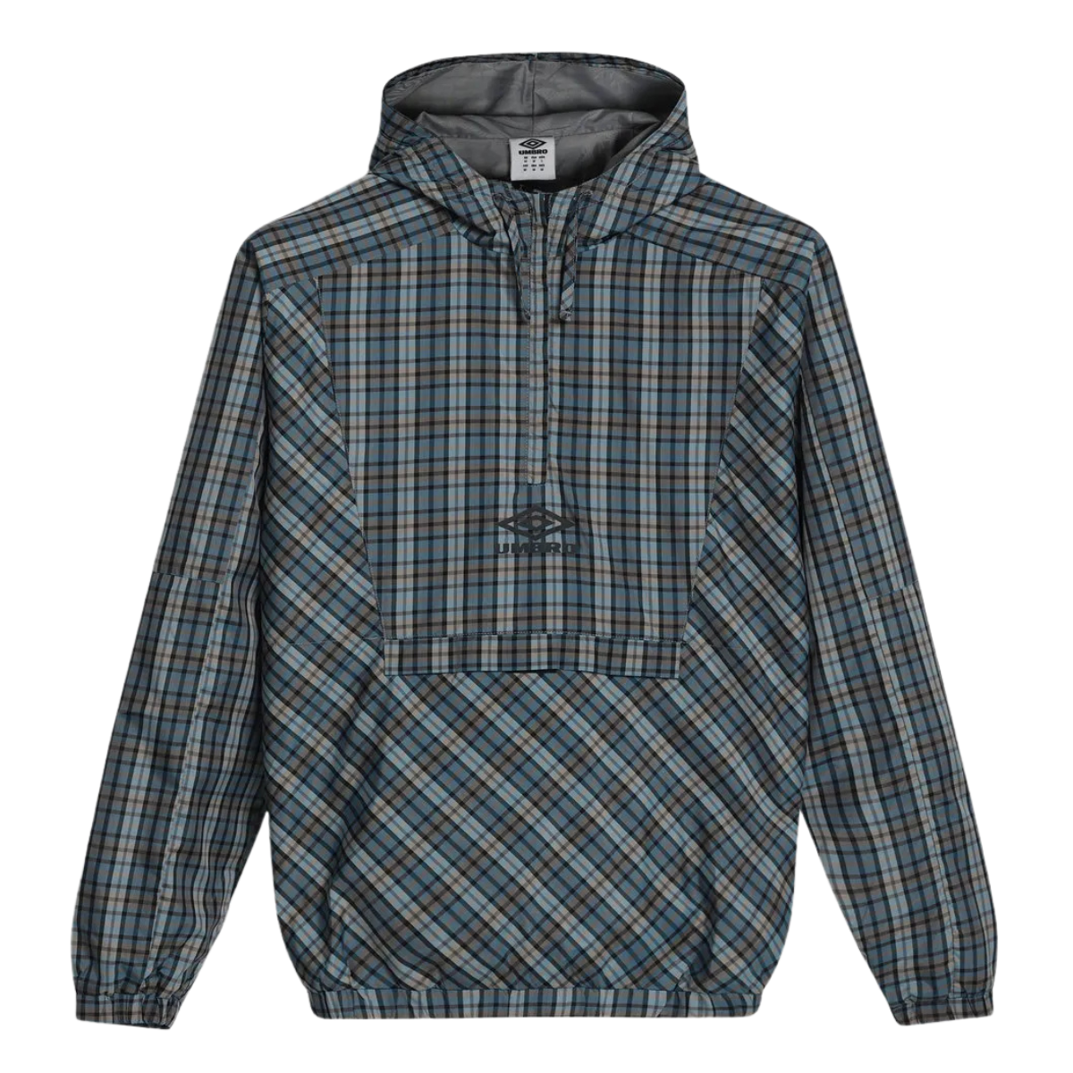 Blusa Masculina Umbro Checked Cagoule Cinza
