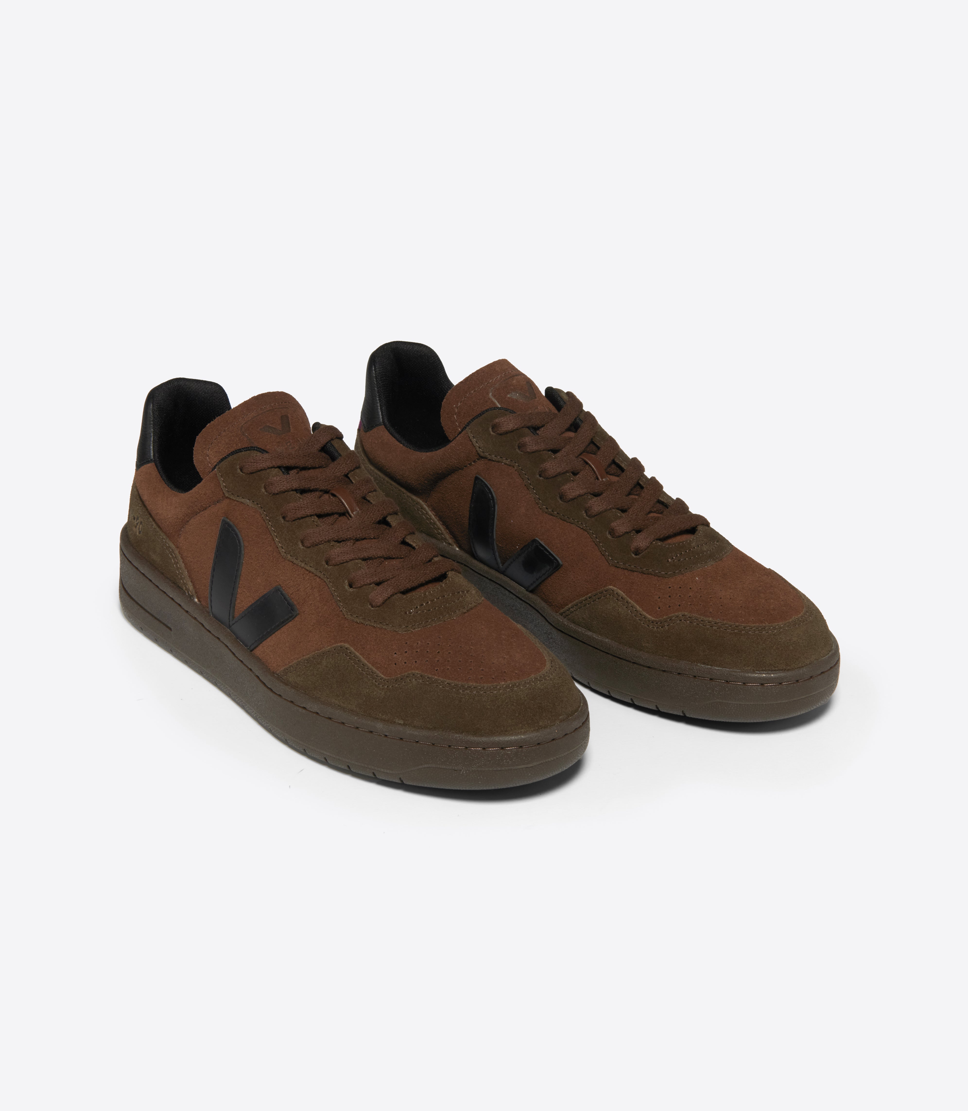 Tênis Veja V-90 Suede Walnut Black