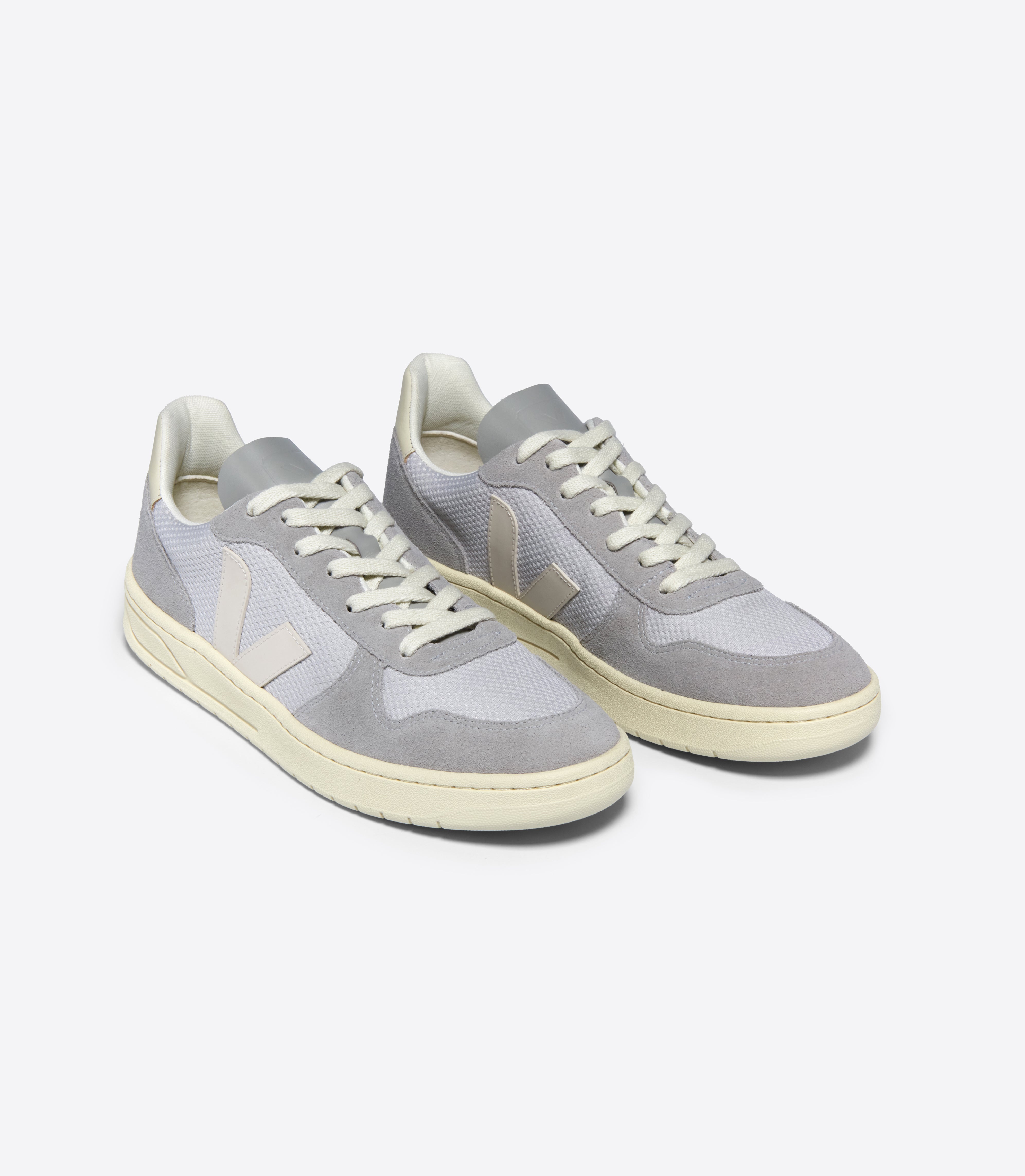 Tênis Veja V-10 Alveomesh Light Grey Pierre