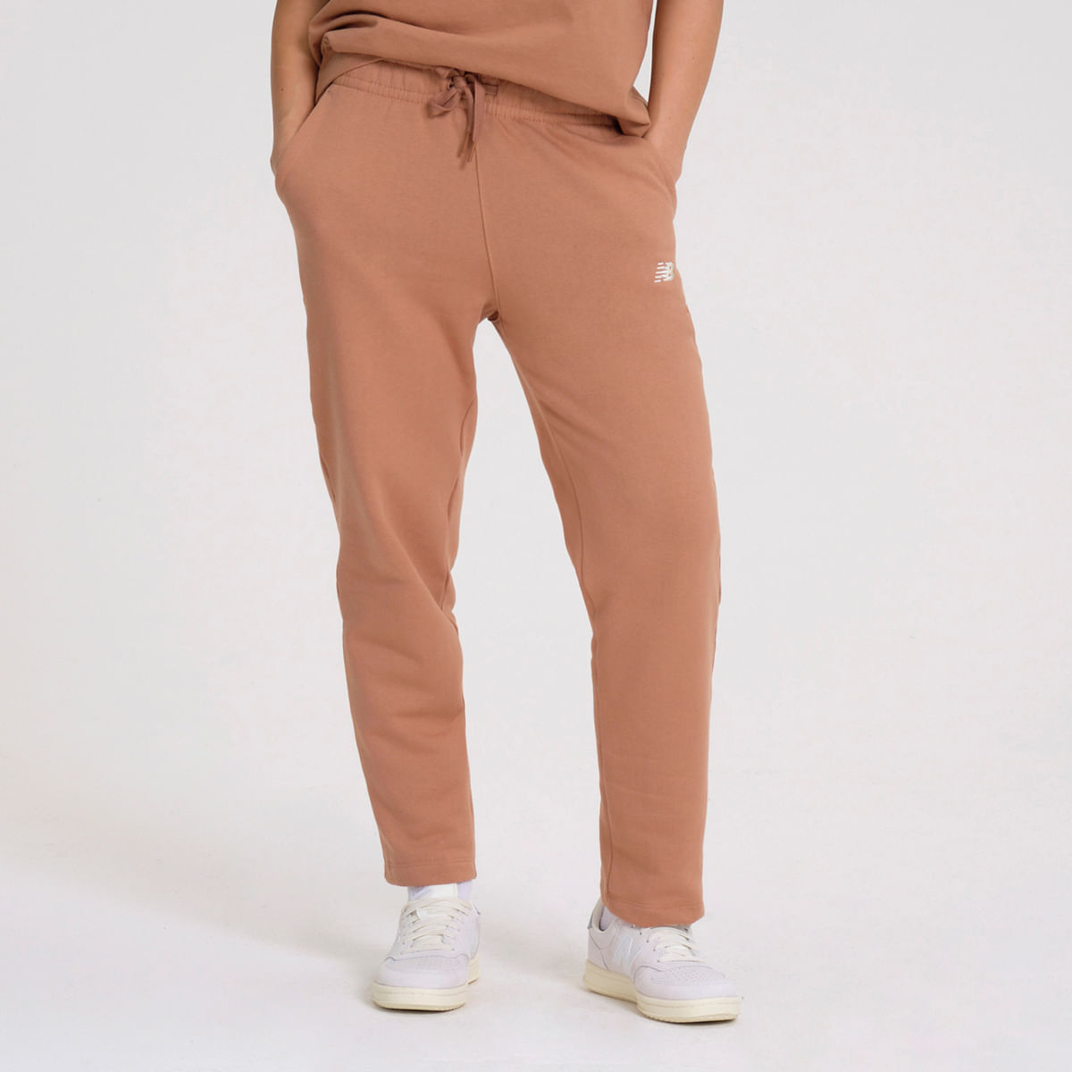 Calça Feminino Small Logo Amendoa