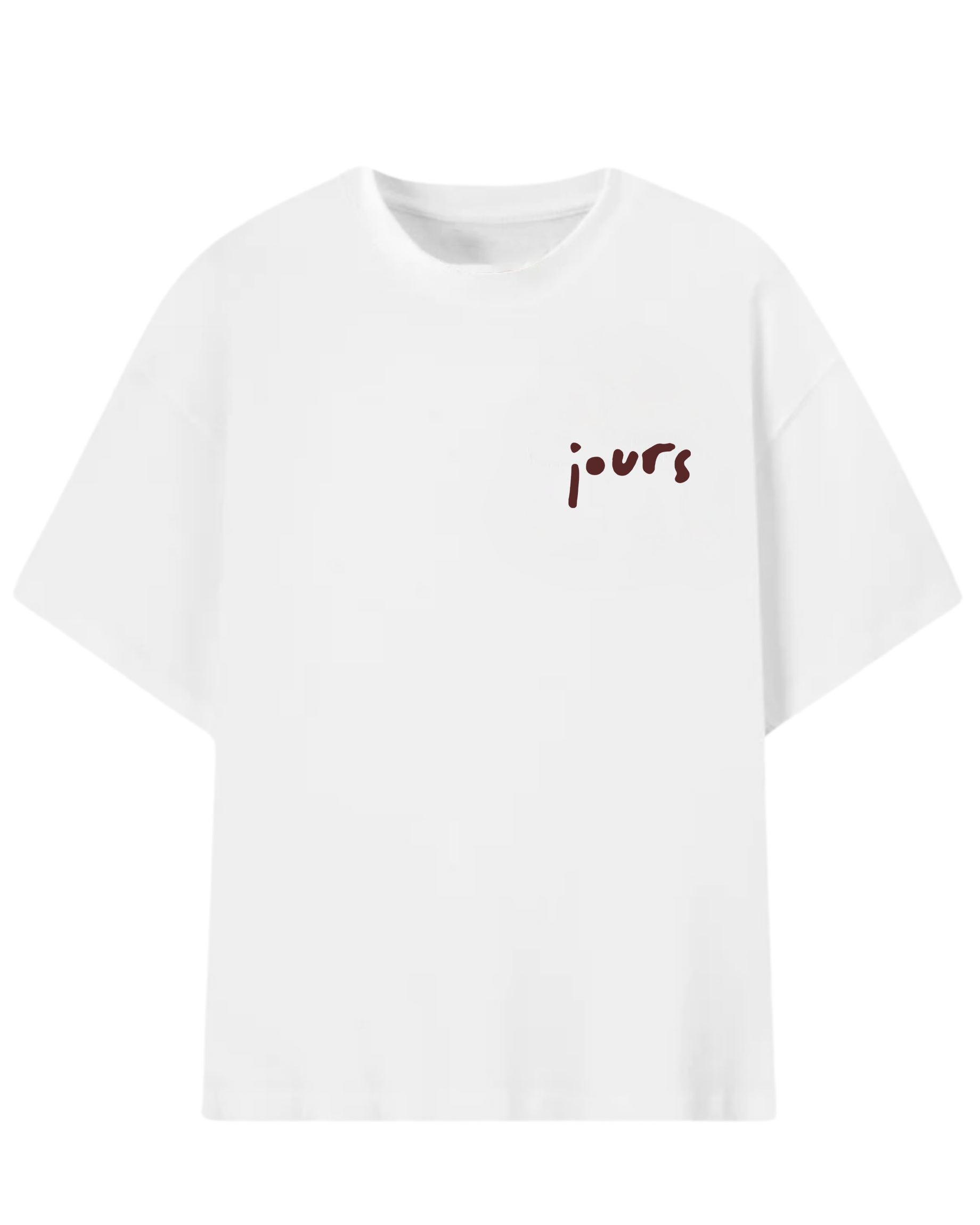 Camiseta Jours de Pluie The Lovers Tee Branca costas