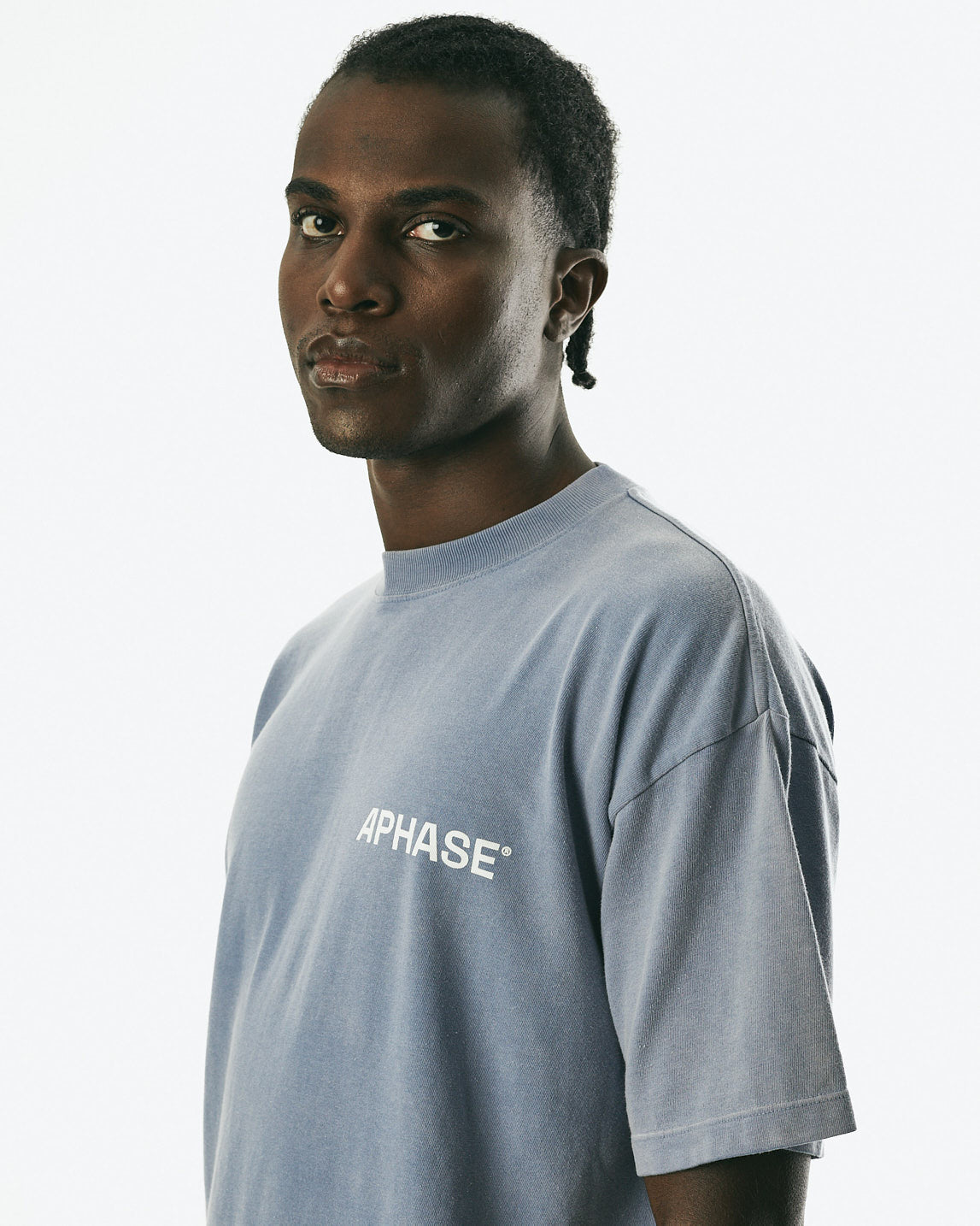 APHASE - Basic Project T-Shirt Stoned Blue