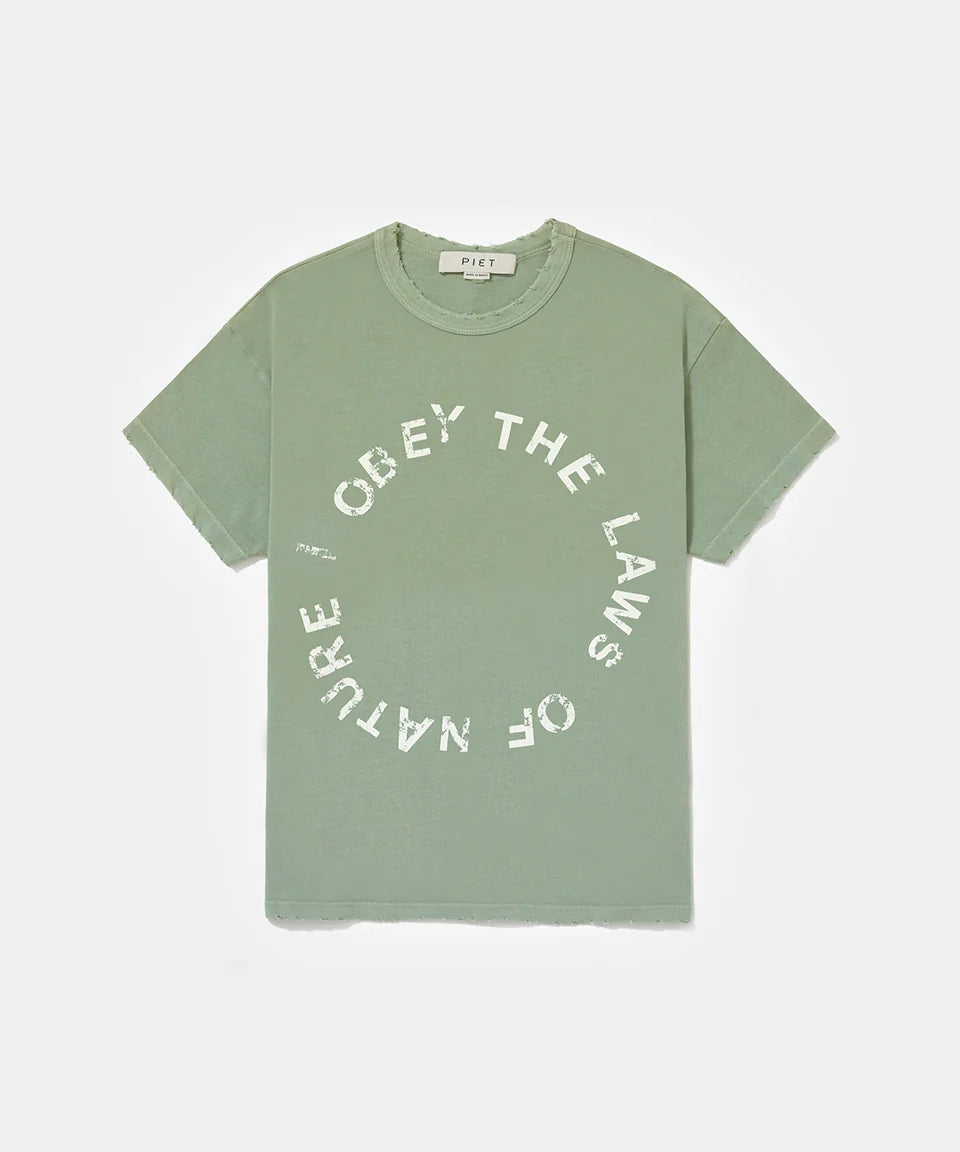 Camiseta I Obey Fitted Olive