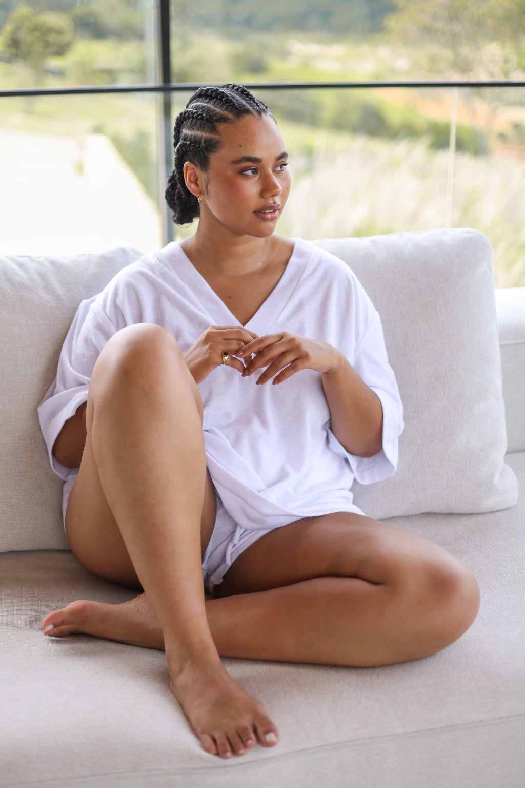 Blusa Bossa Refúgio Branco