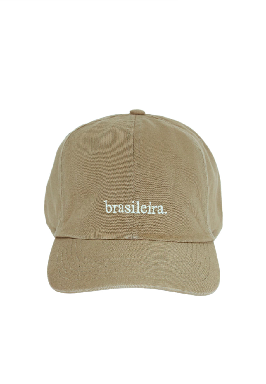 Boné Bossa Brasileira Bege - Sarja Premium