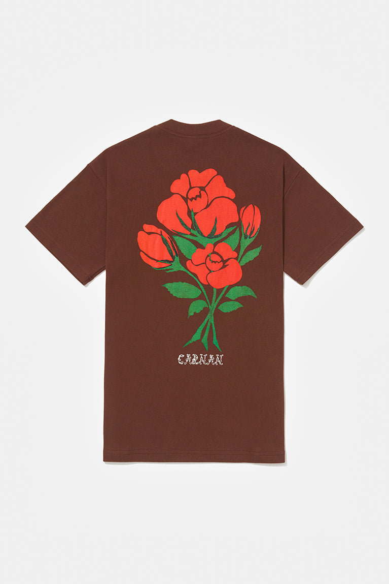 Camiseta Heavy Carnan Blossom Marrom