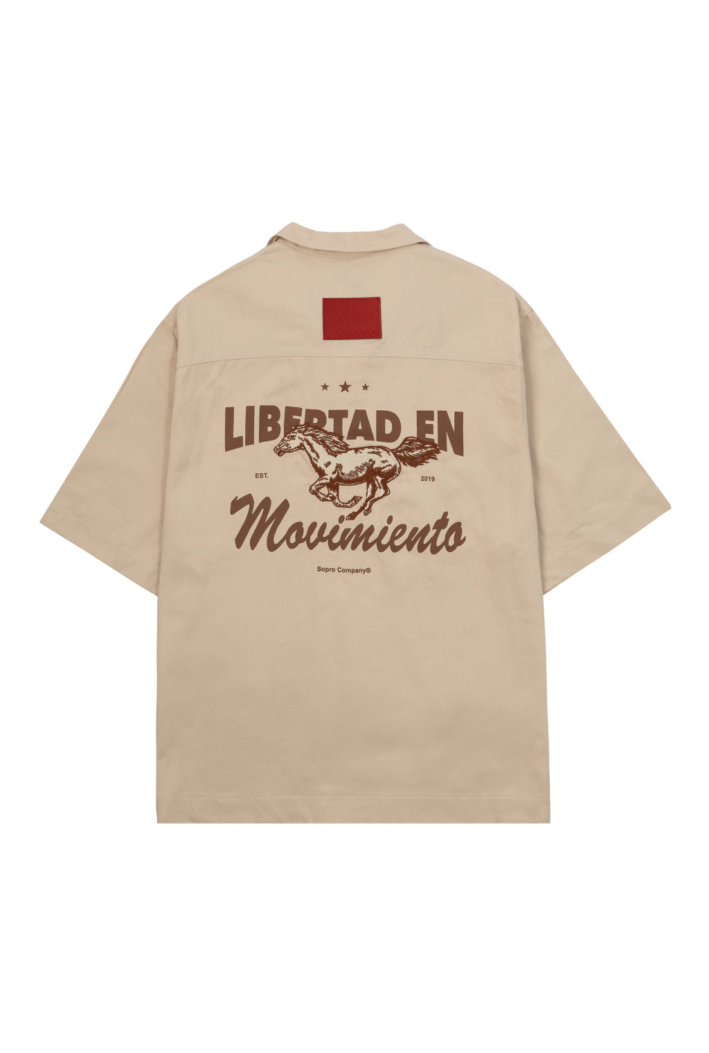 Camisa Sopro Liberdad Shirt Bege