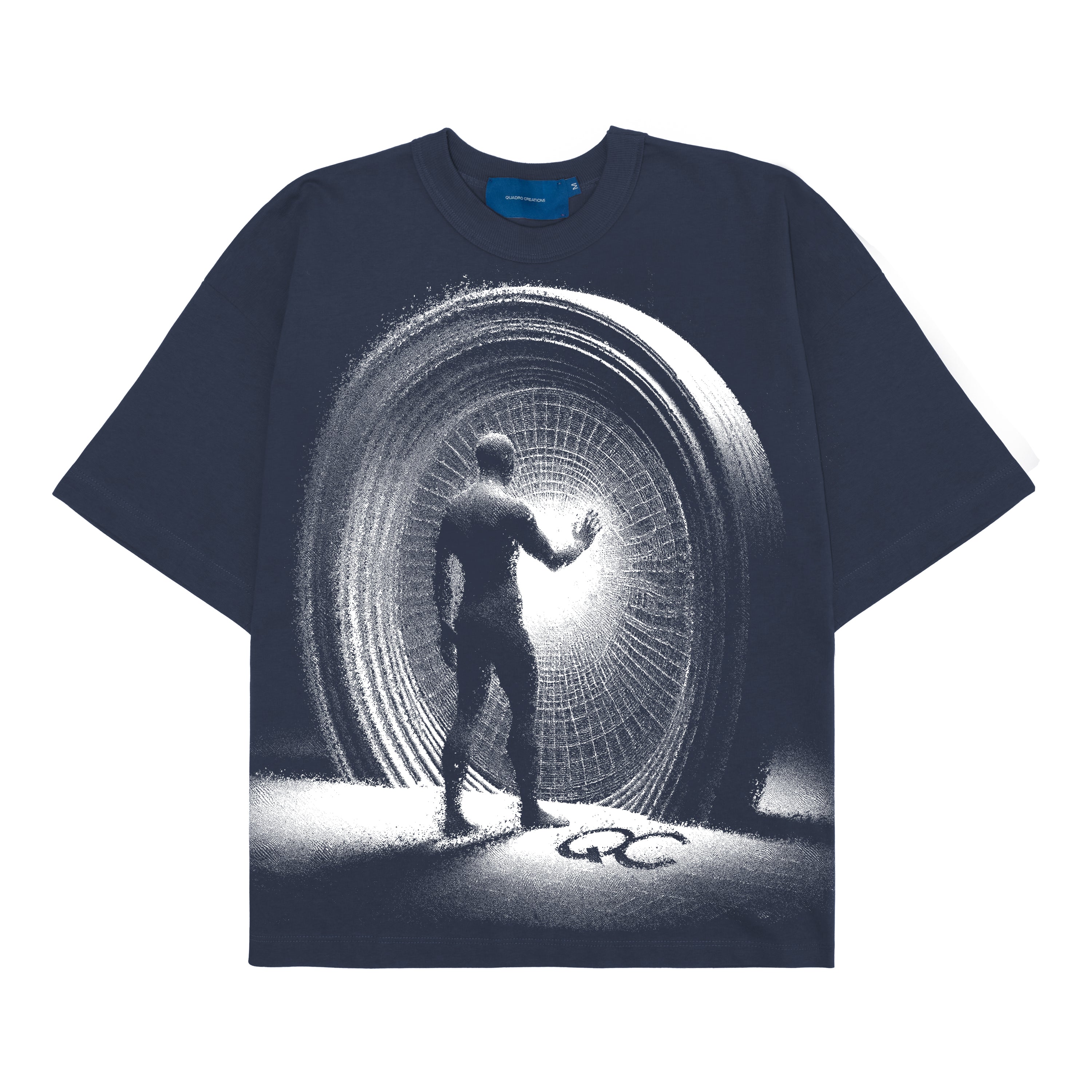 Camiseta Quadro Creations Mr.Door Azul Escuro