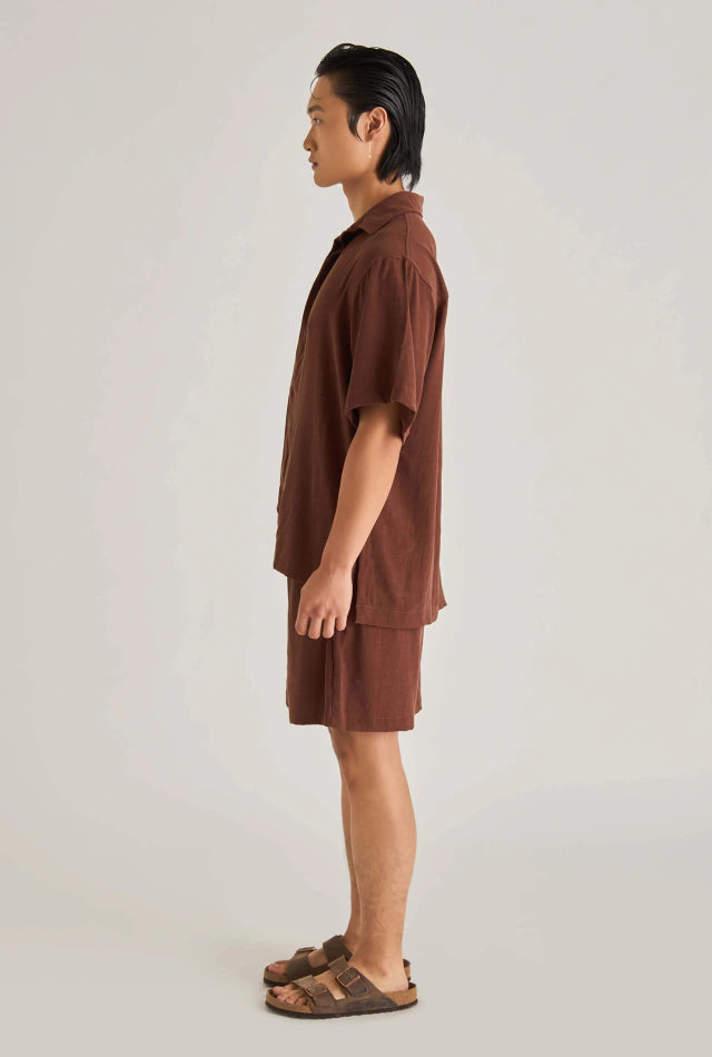 Camisa Tansu Nami Marrom