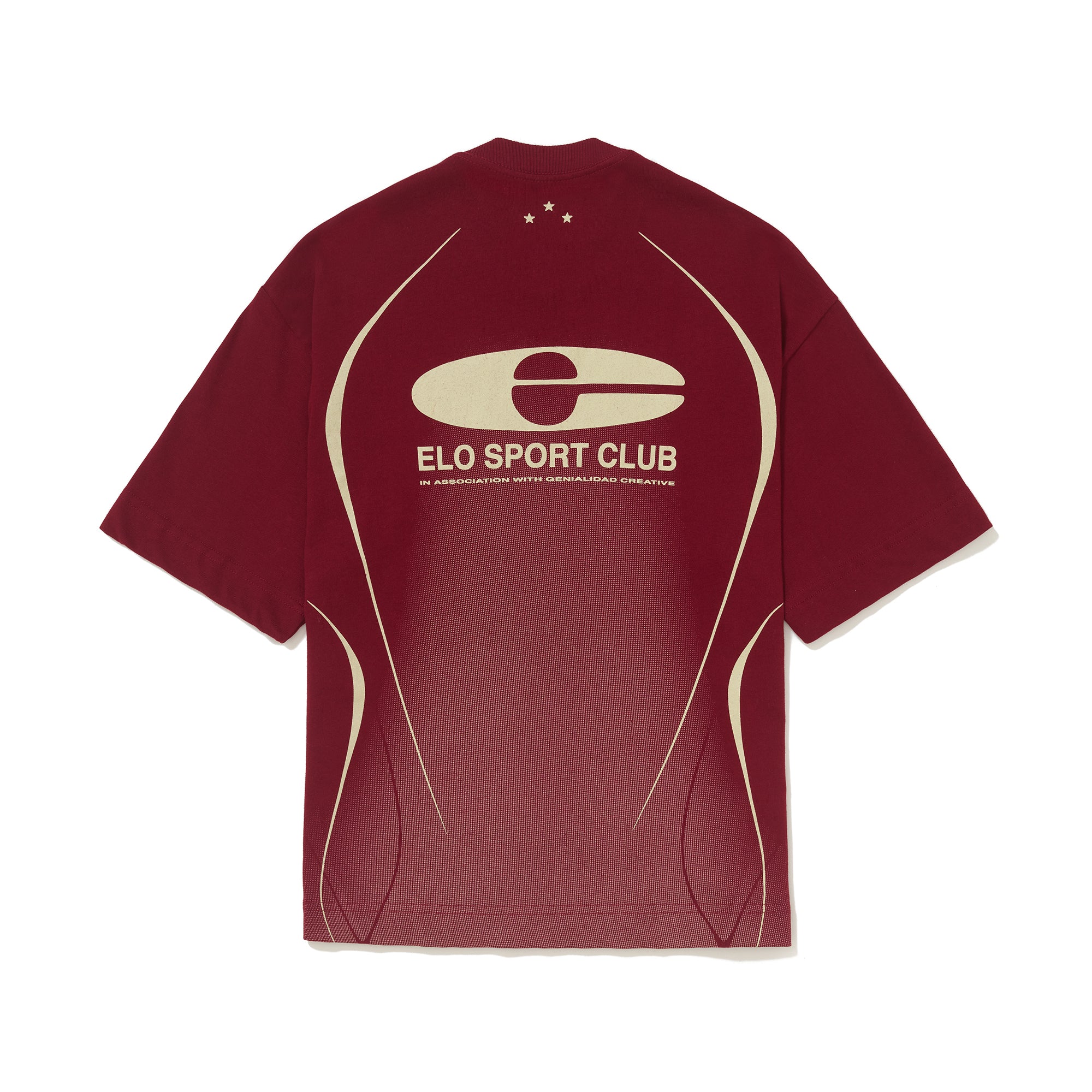 Camiseta Elo Oversized Sport Club Vinho