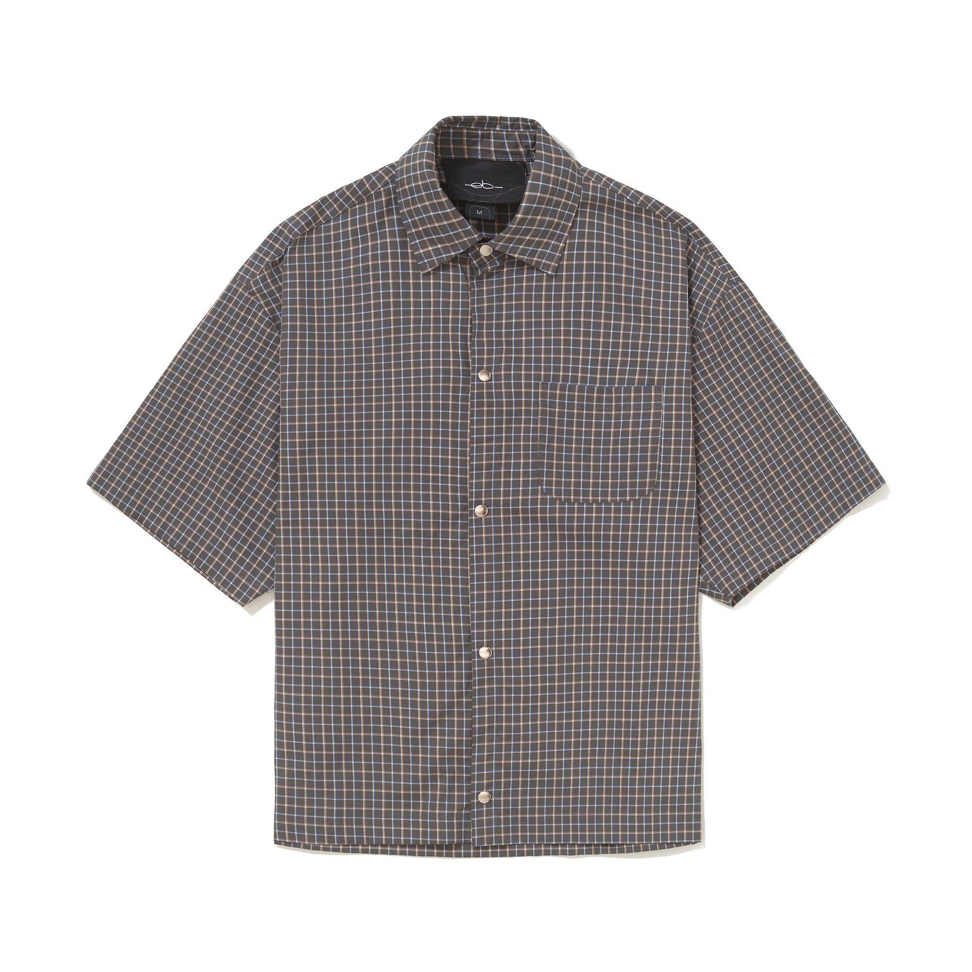 Camisa Elo Botão Pattern Xadrez
