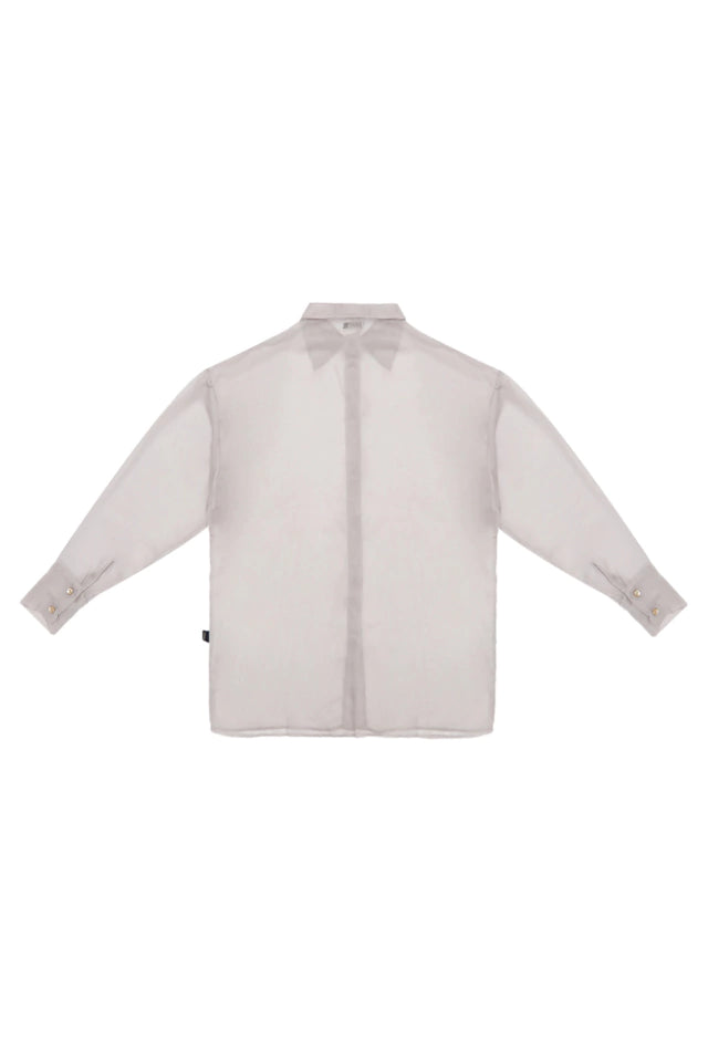 TANSU - Camisa Transparente Gelo