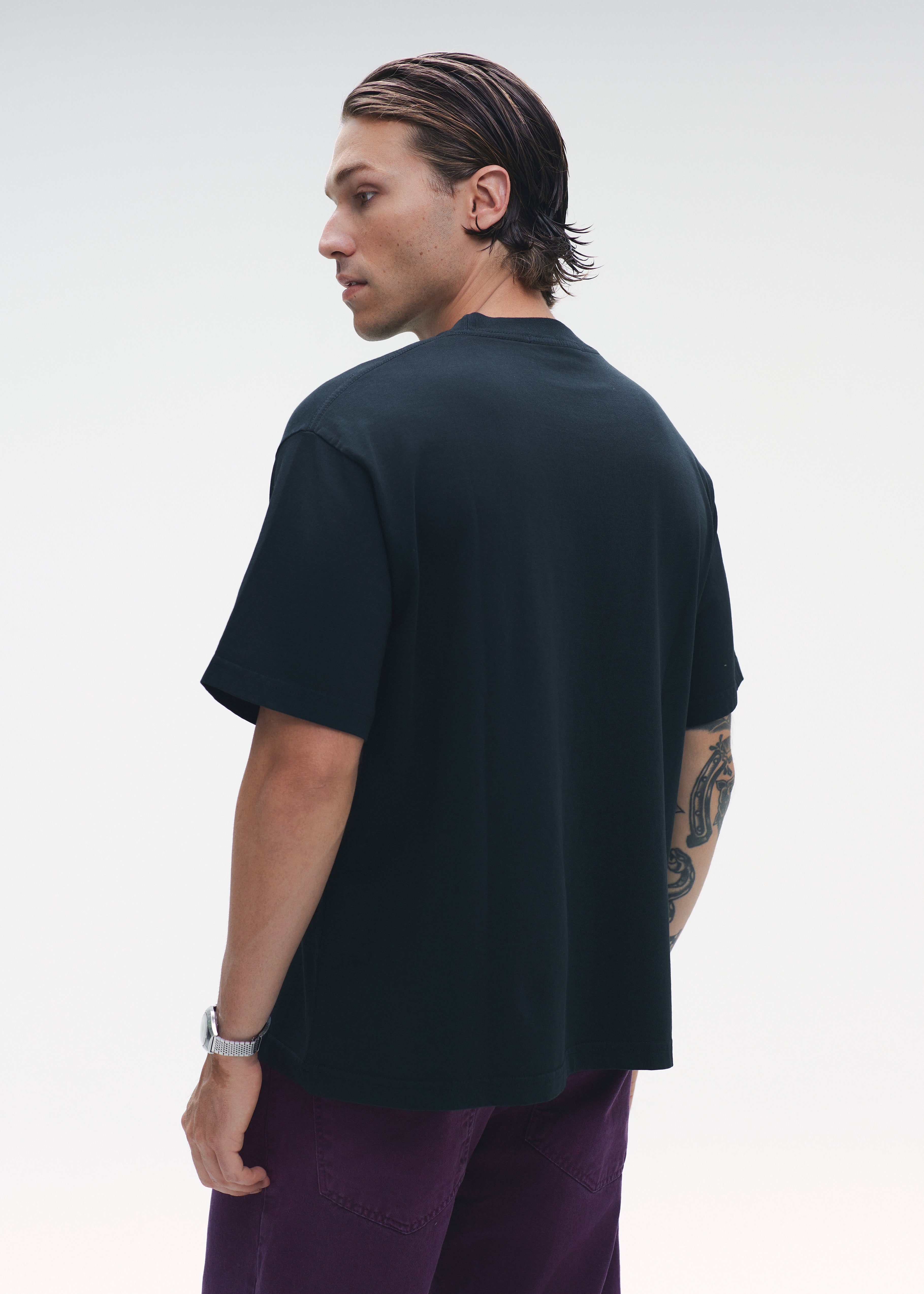 Camiseta Garré Embroidery Pocket Logo Preta