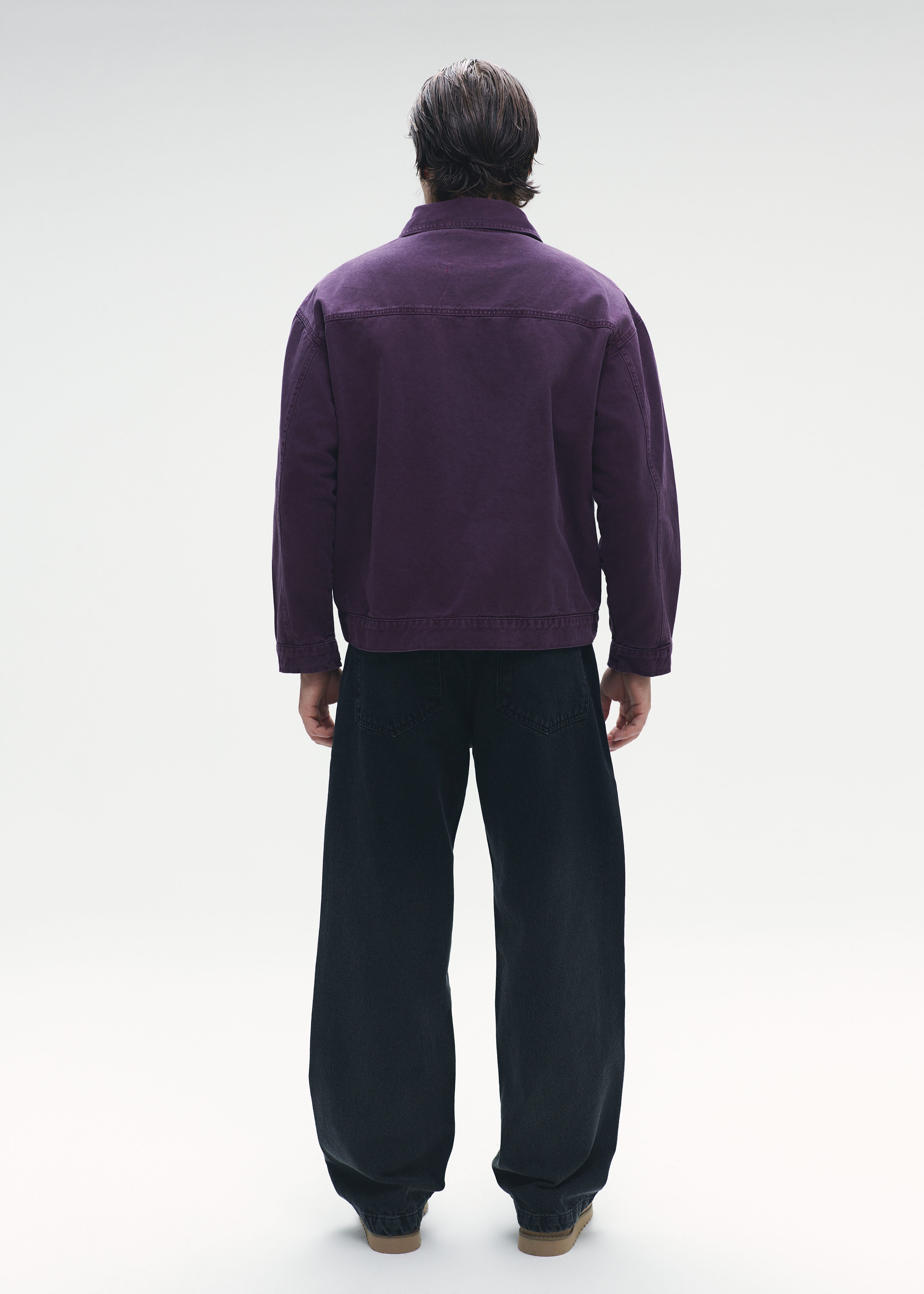 Jaqueta Garré Twill Zip Roxa
