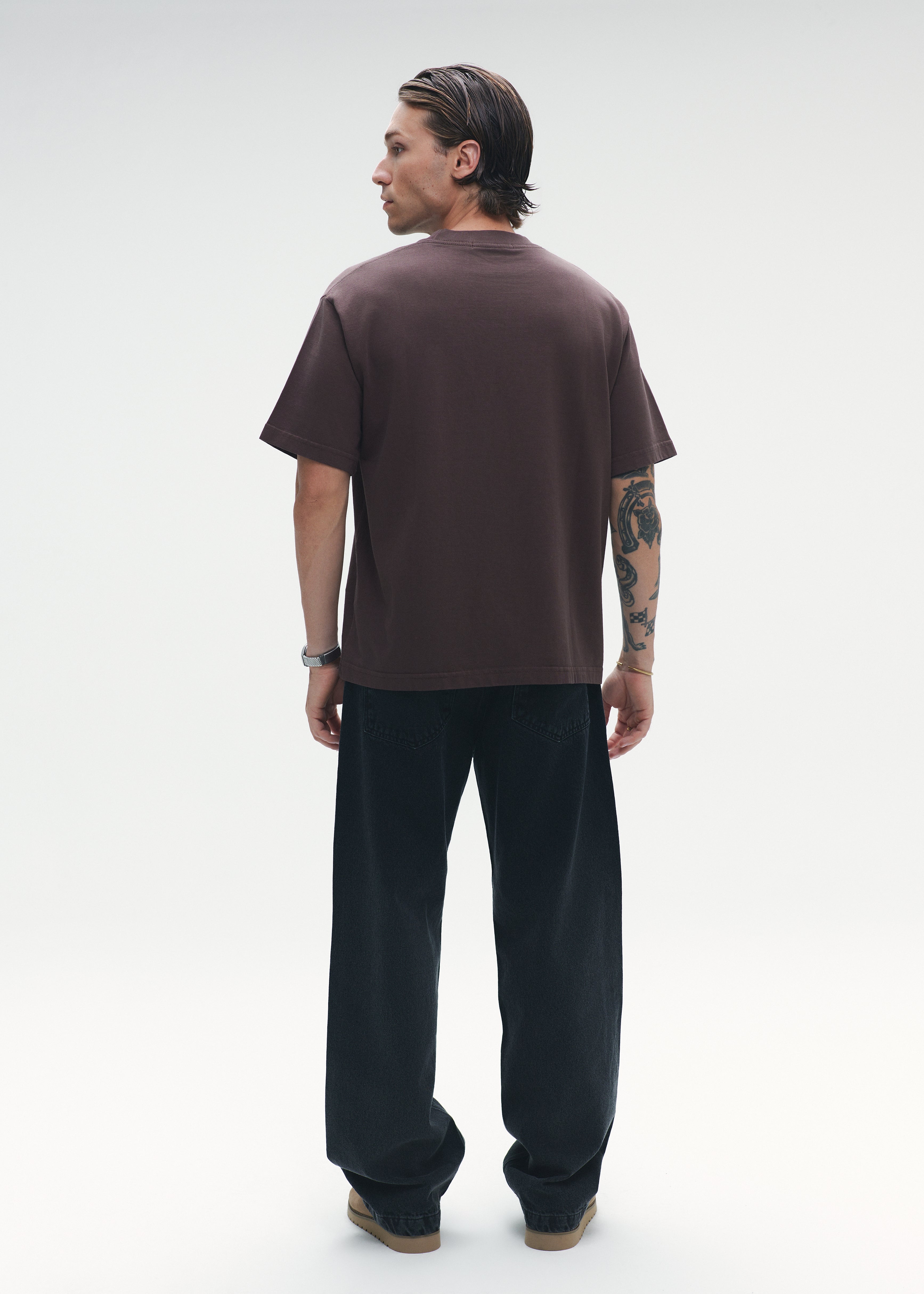 Camiseta Garré Embroidery Pocket Logo Marrom
