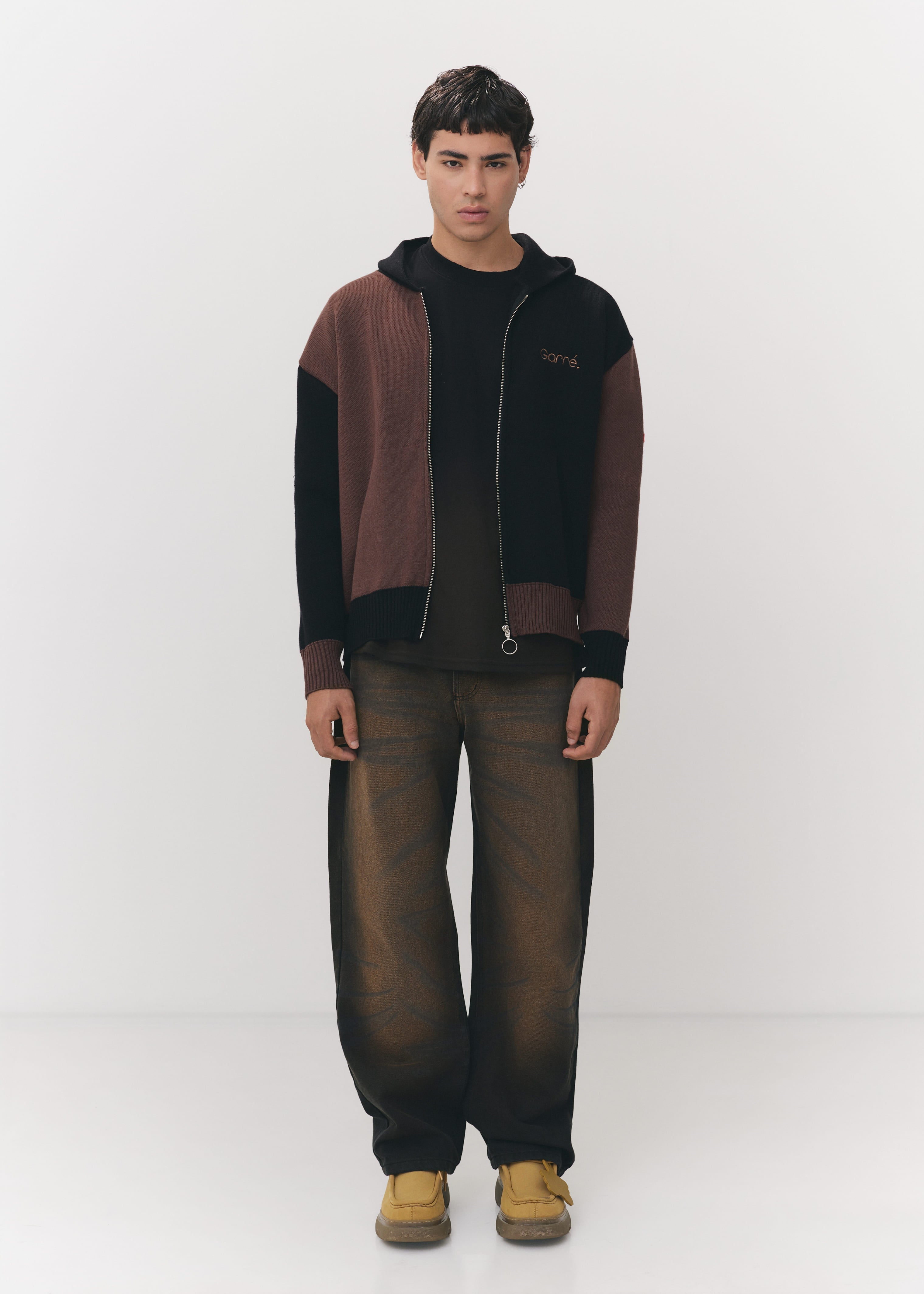 Moletom Garré Tricot Hoodie Marrom