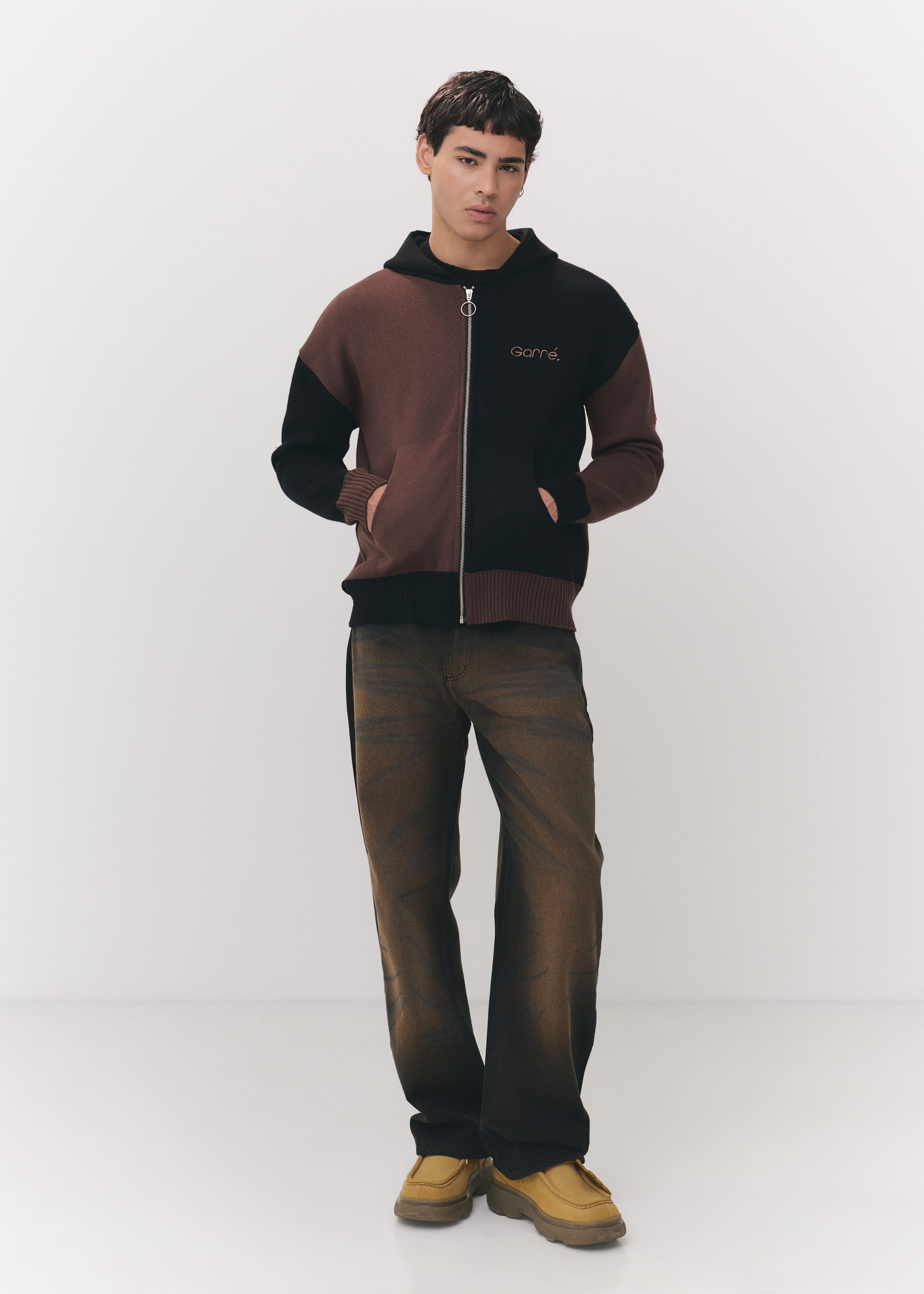 Moletom Garré Tricot Hoodie Marrom