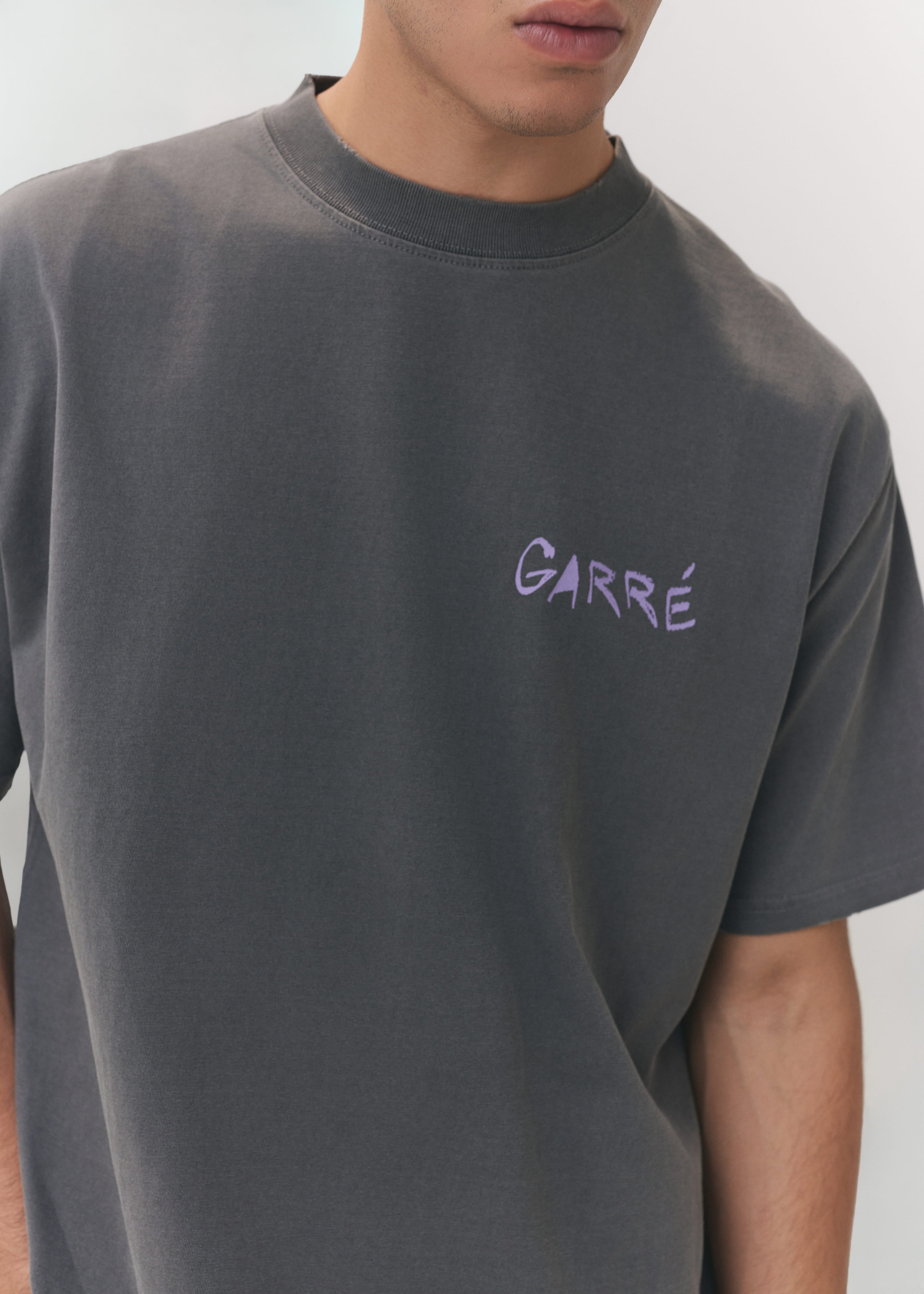 Camiseta Garré Art Washed Cinza