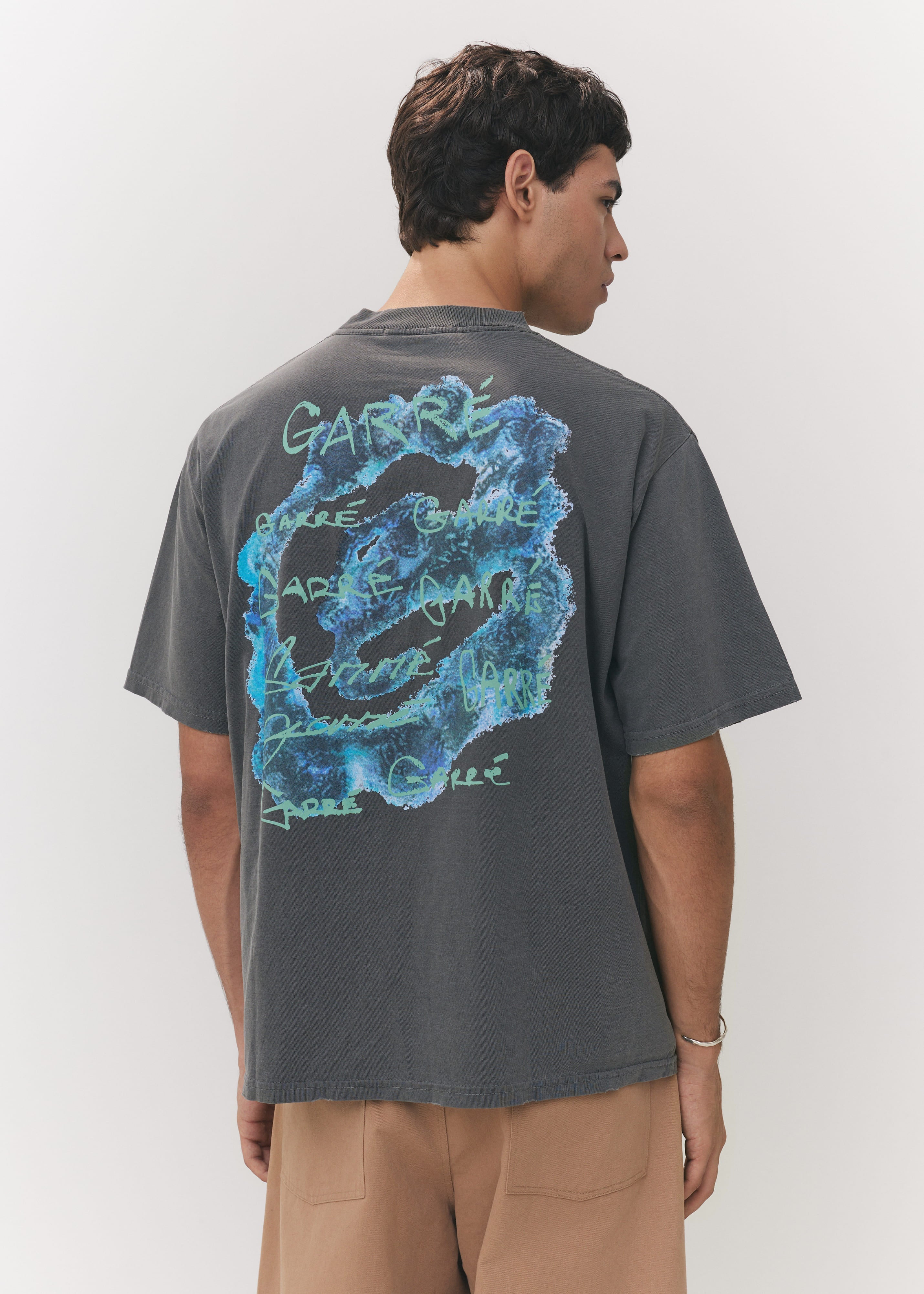 Camiseta Garré Art Washed Cinza
