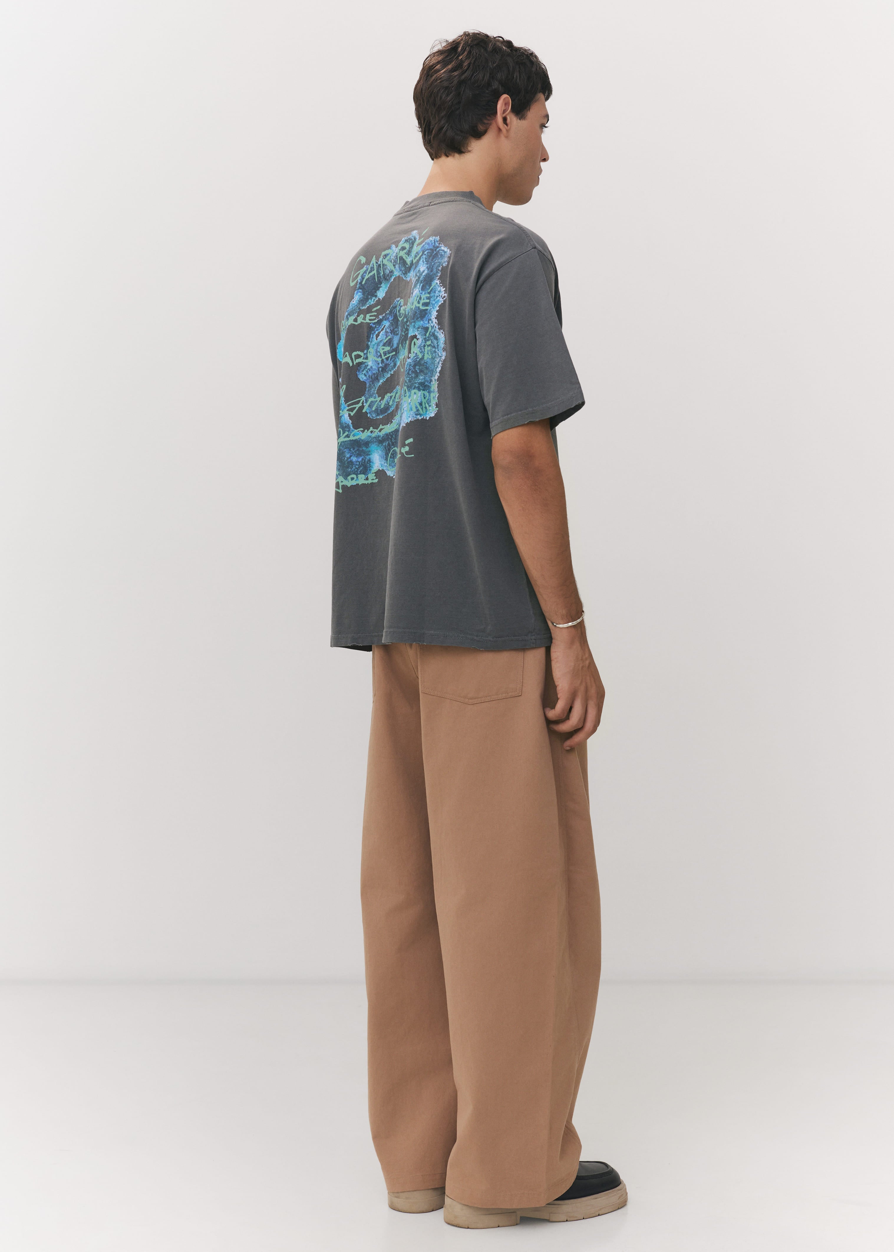 Calça Barrel Garré Bege