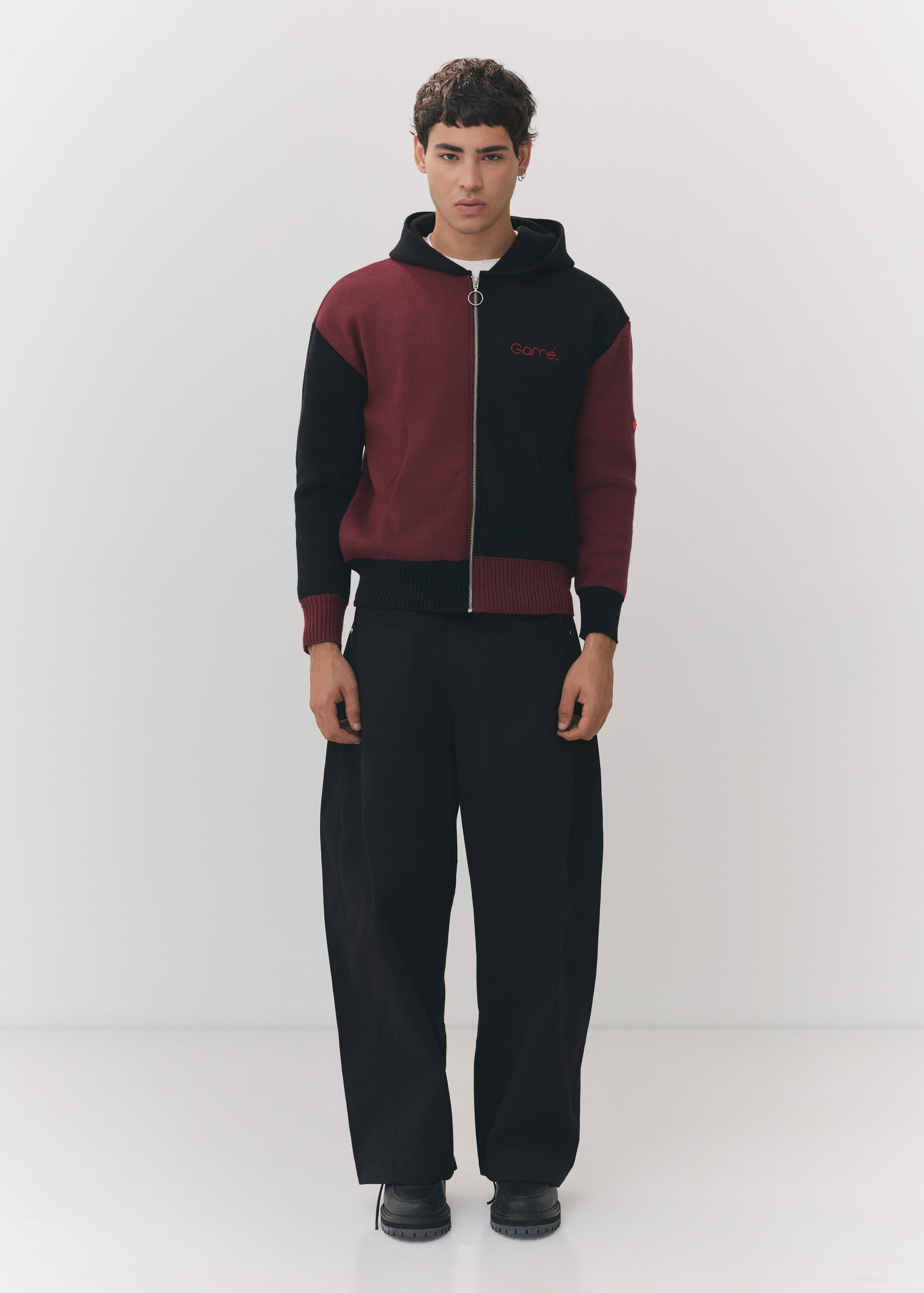 Moletom Garré Tricot Hoodie Vermelho