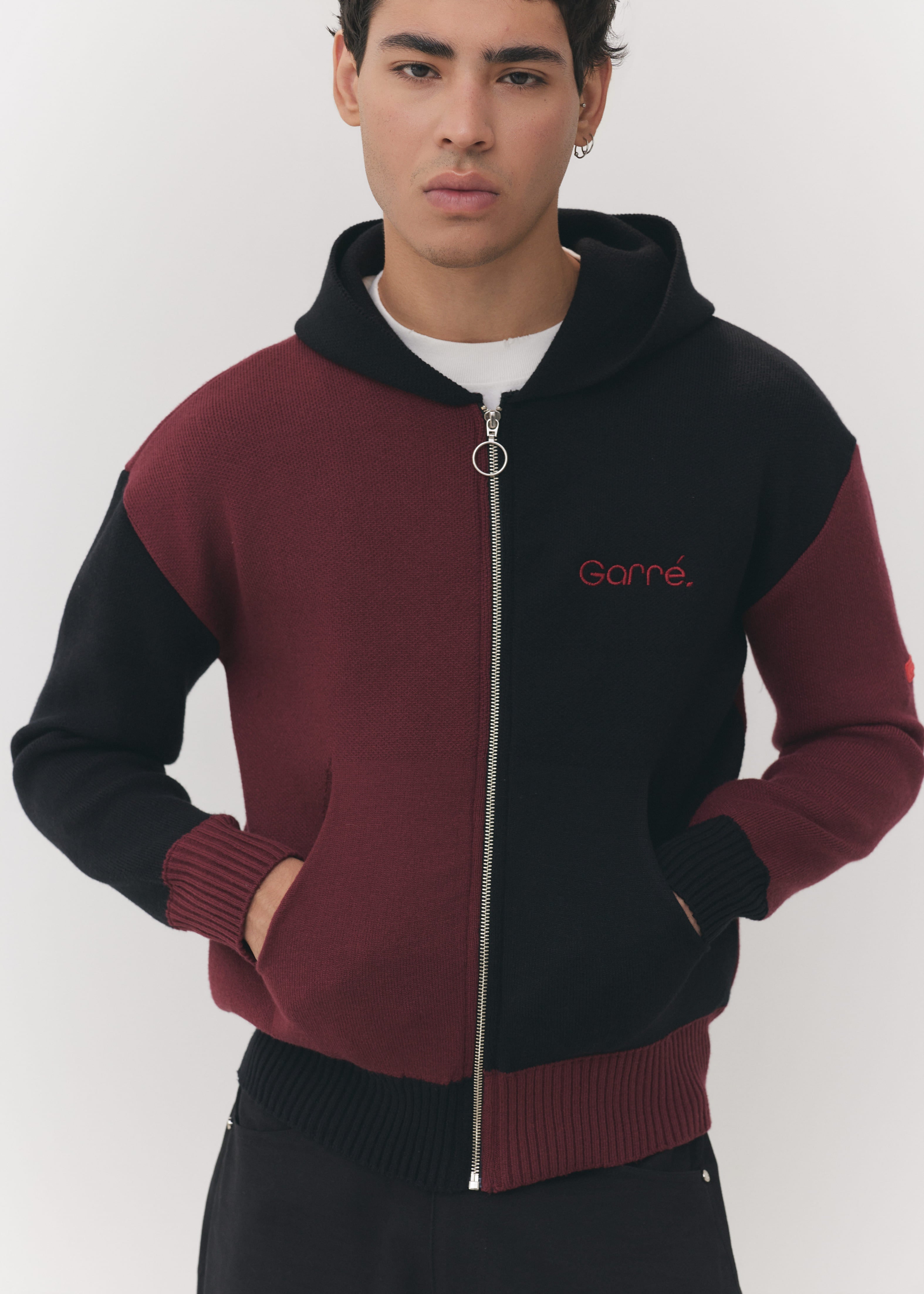 Moletom Garré Tricot Hoodie Vermelho