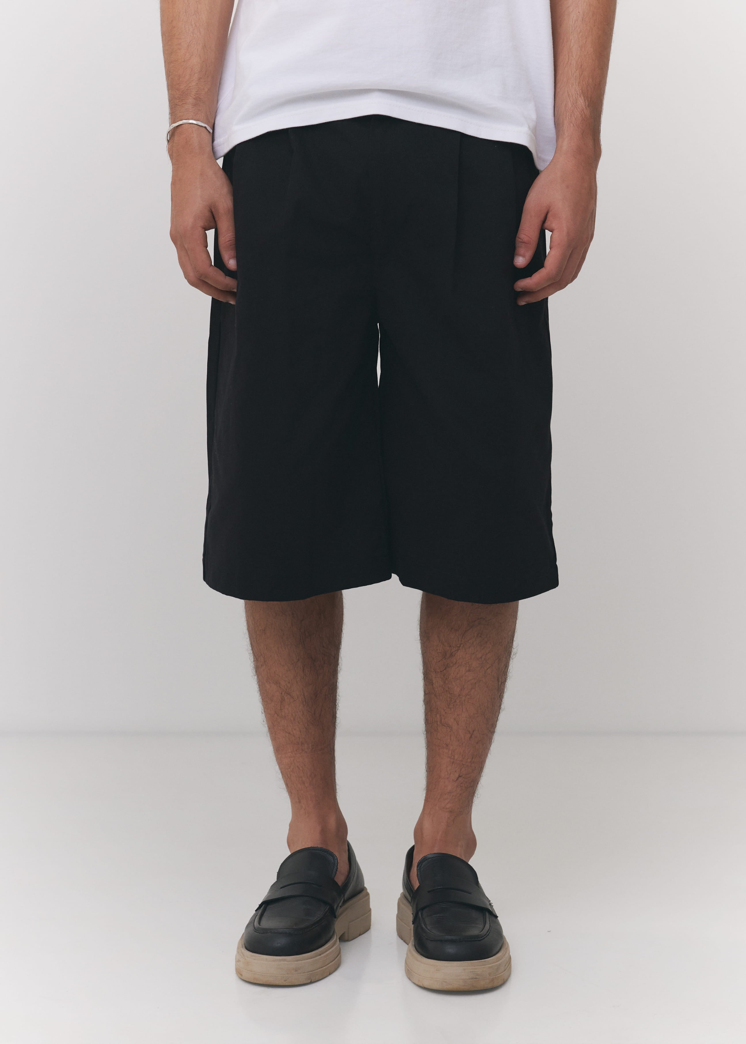Bermuda Garré Tailored Preta