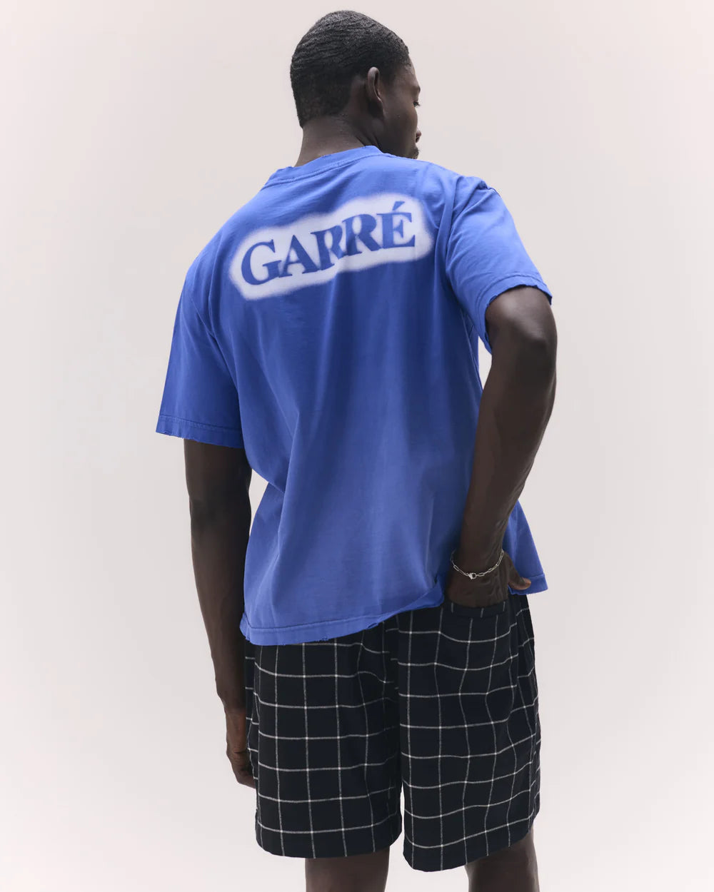Camiseta Garré Disruptive Logo Militar Azul Royal