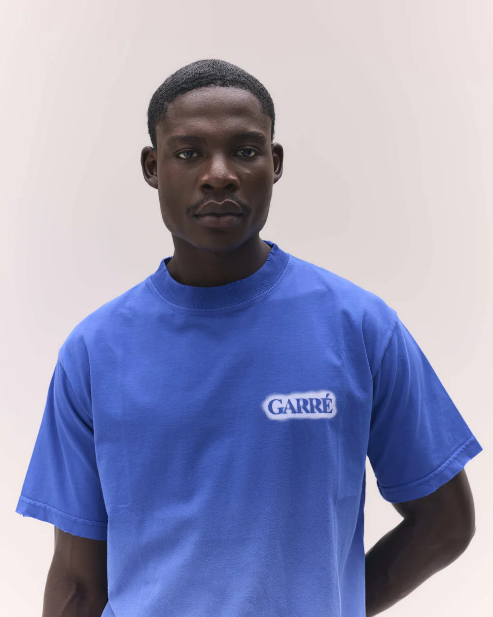 Camiseta Garré Disruptive Logo Militar Azul Royal