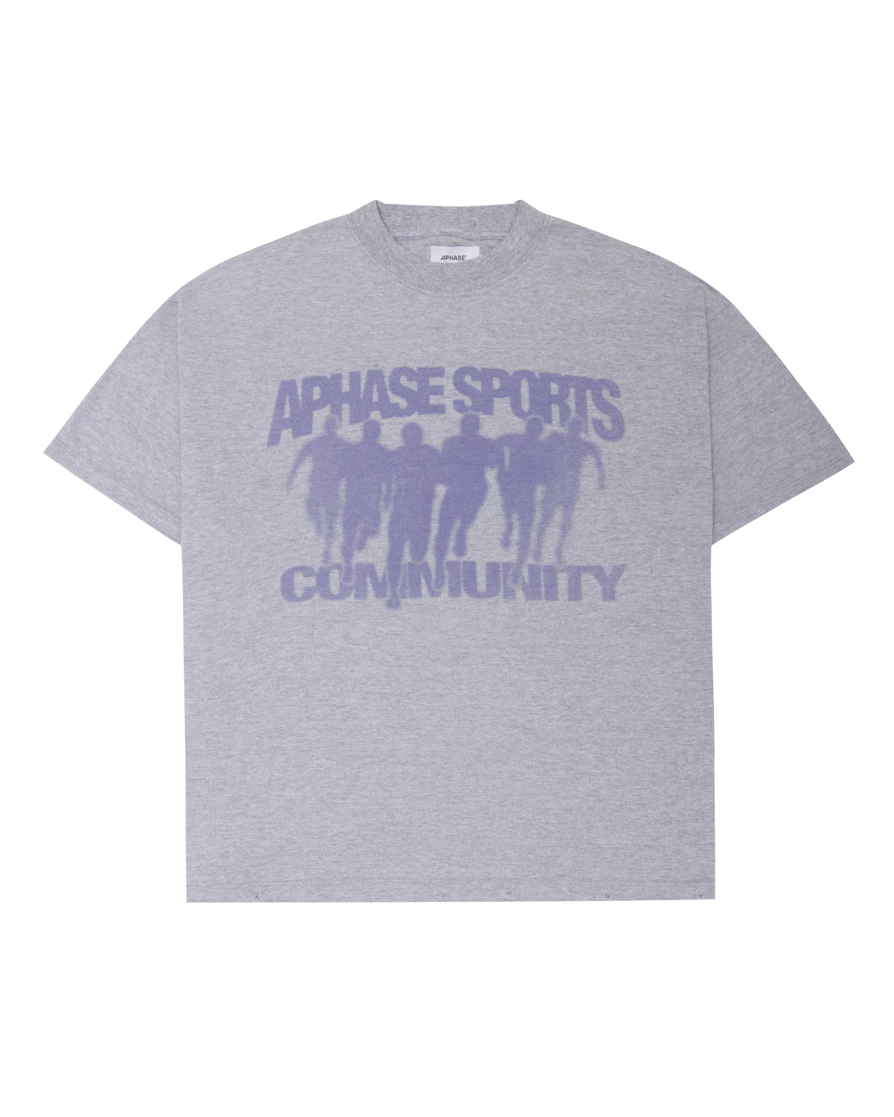 Camiseta Running Aphase Mixed Gray