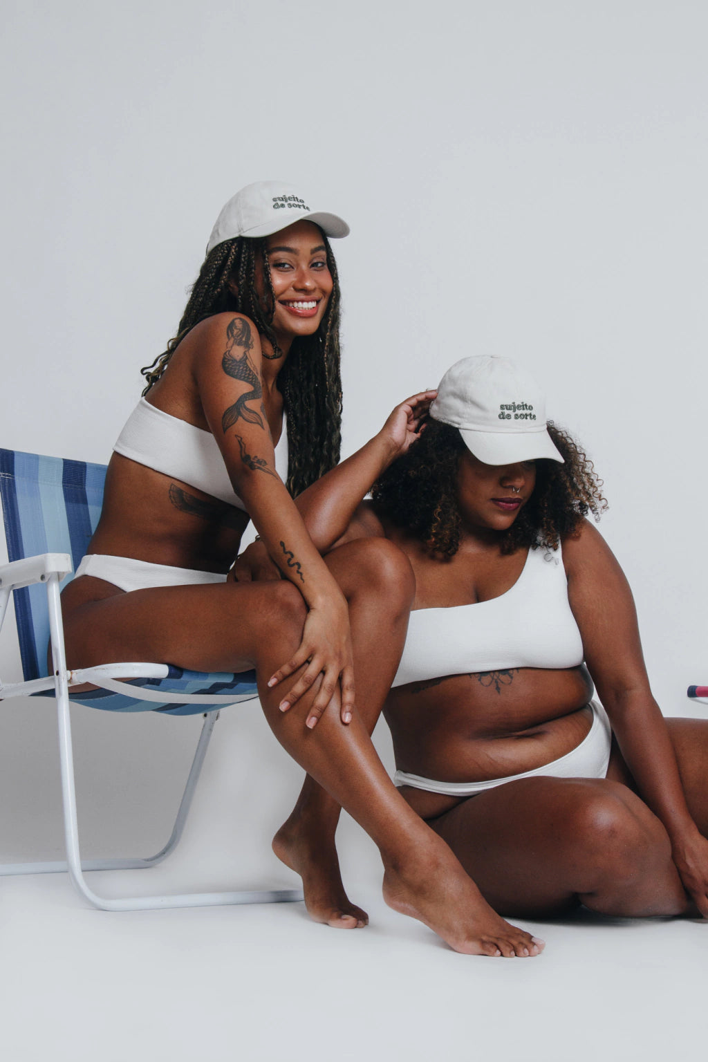 Boné Bossa Sujeito de Sorte Branco - Sarja Premium