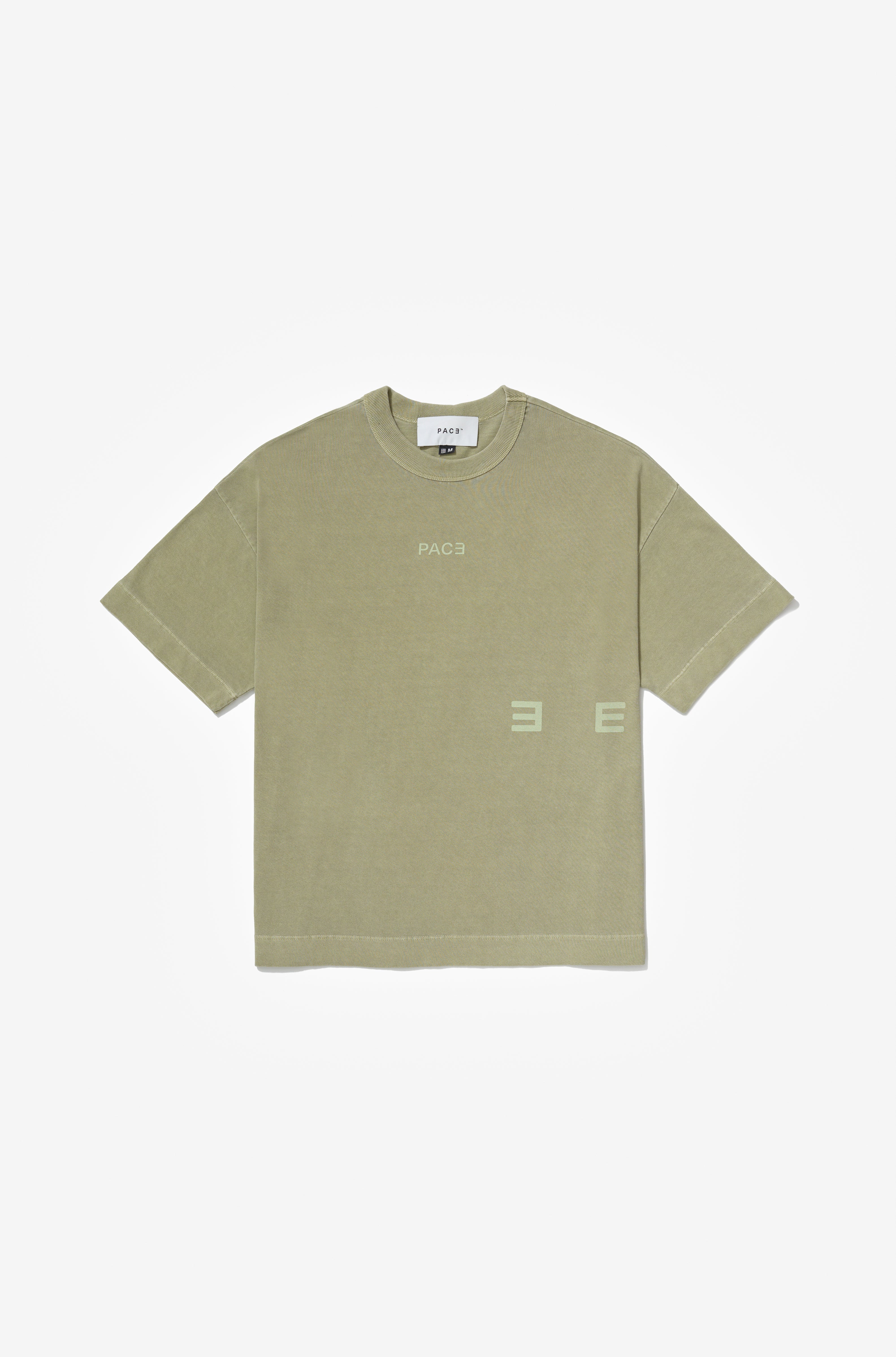 Camiseta Pace Waveform Oversized Tee Stone Verde
