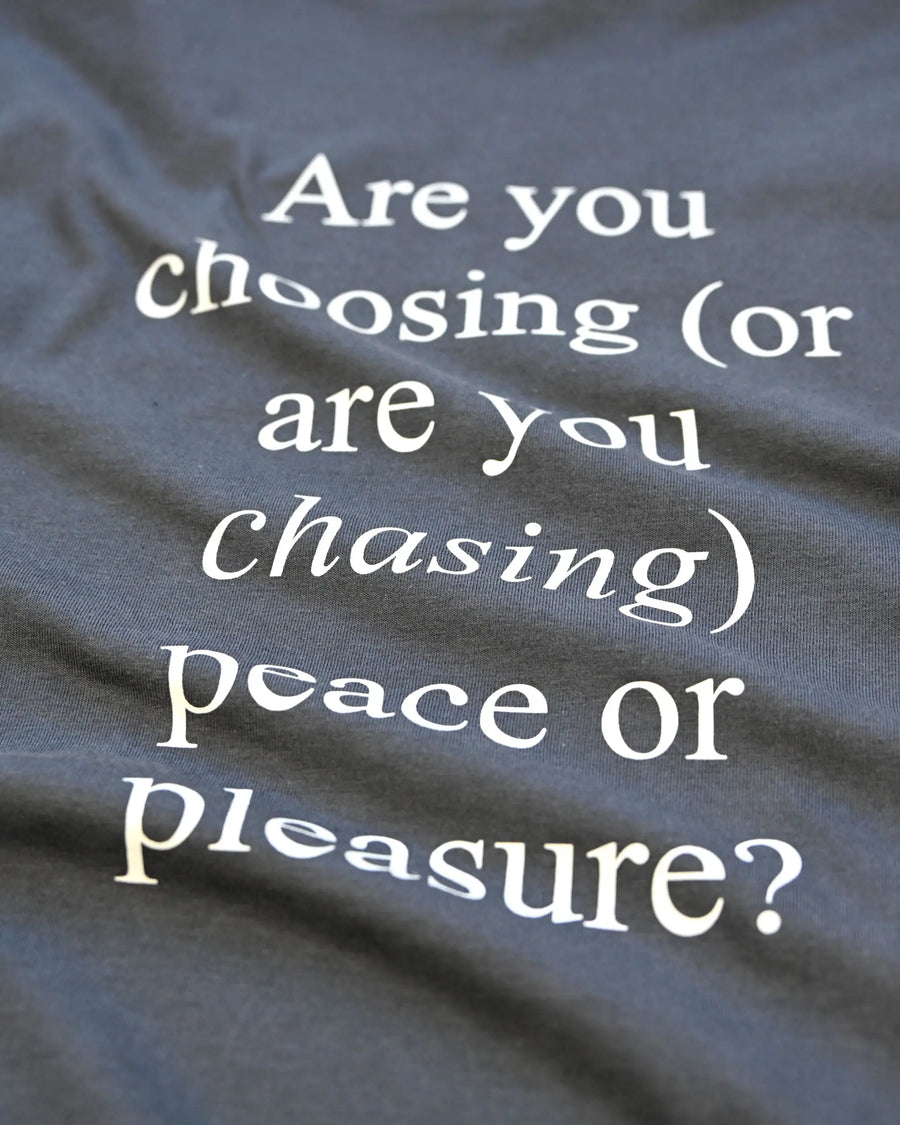 Camiseta Sow Peace or Pleasure Cinza