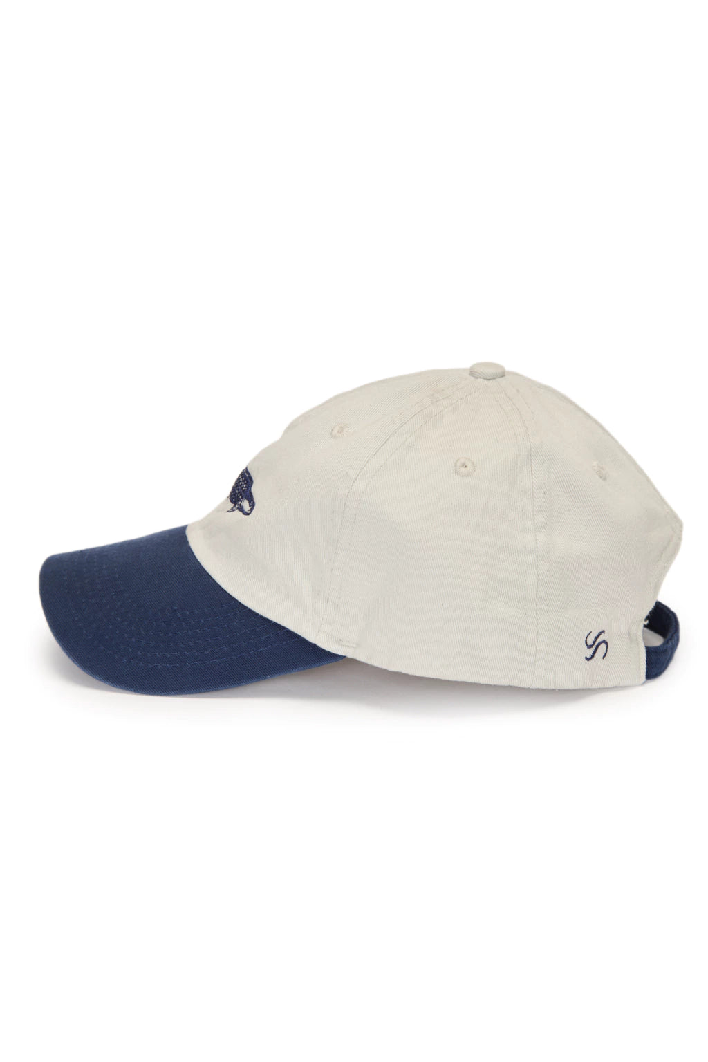 Boné Bossa Pirarucu Azul e Branco - Sarja Premium