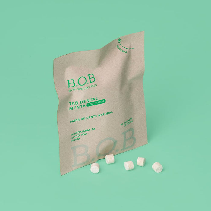 Pastilha Dental B.O.B Sem Flúor 400mg