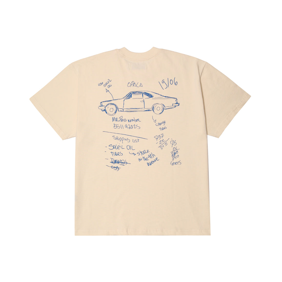 Camiseta Soleil Notes Off White