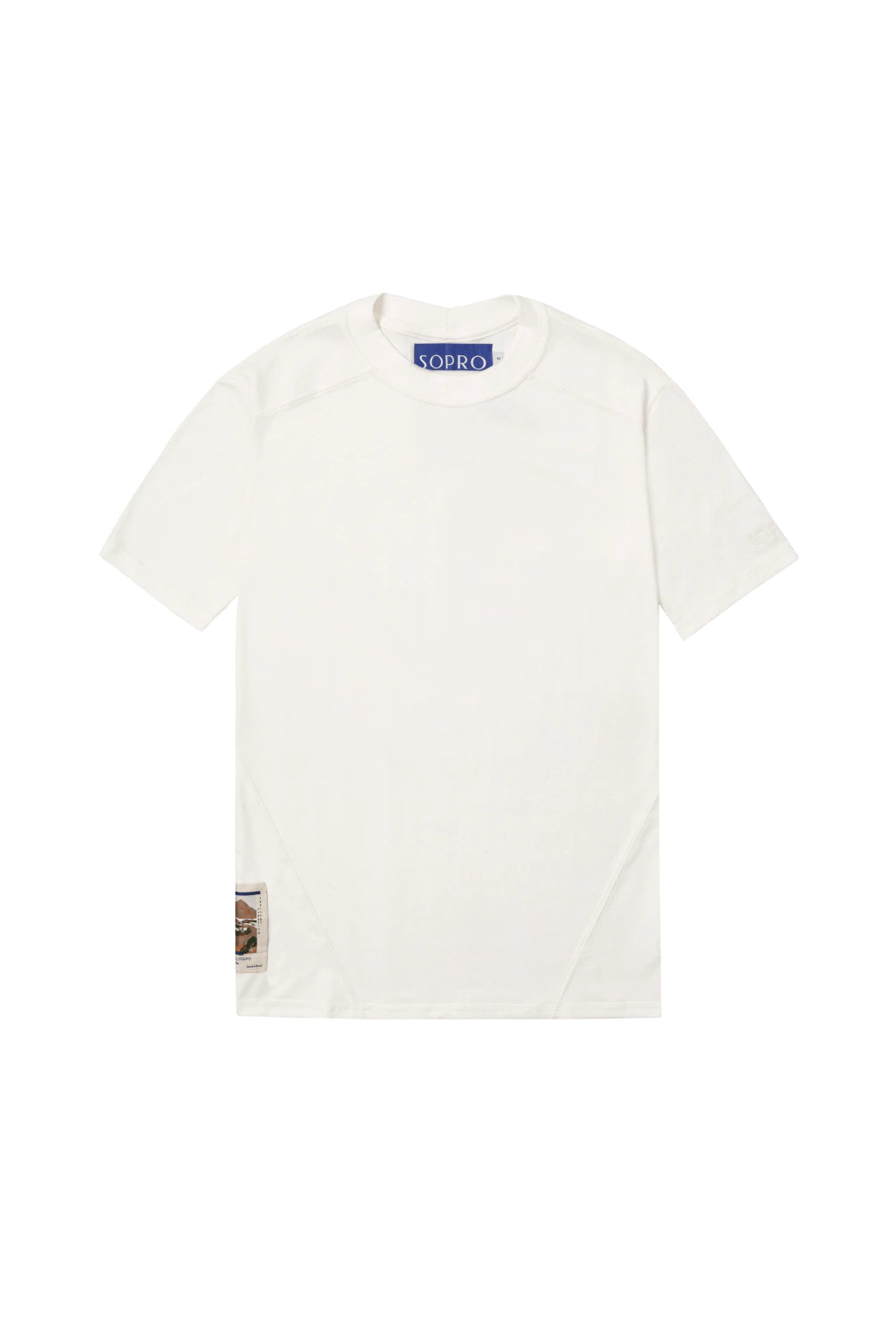 Camiseta Sopro Slim Off White