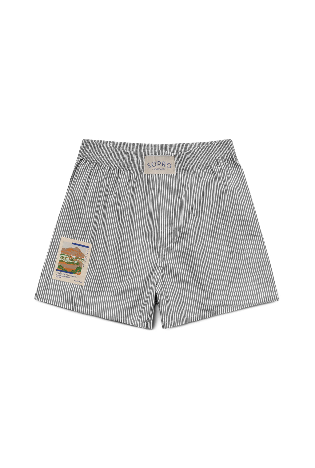 Samba Canção Sopro Listrada Preto