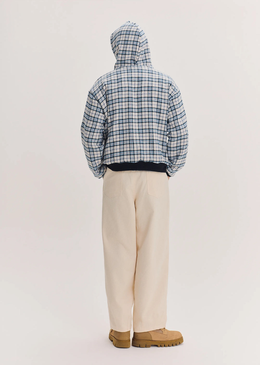 Moletom Sow Reversible Plaid Marinho