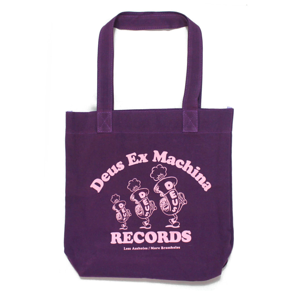 Tote Bag Deus Ex Machina Less Is More Roxa