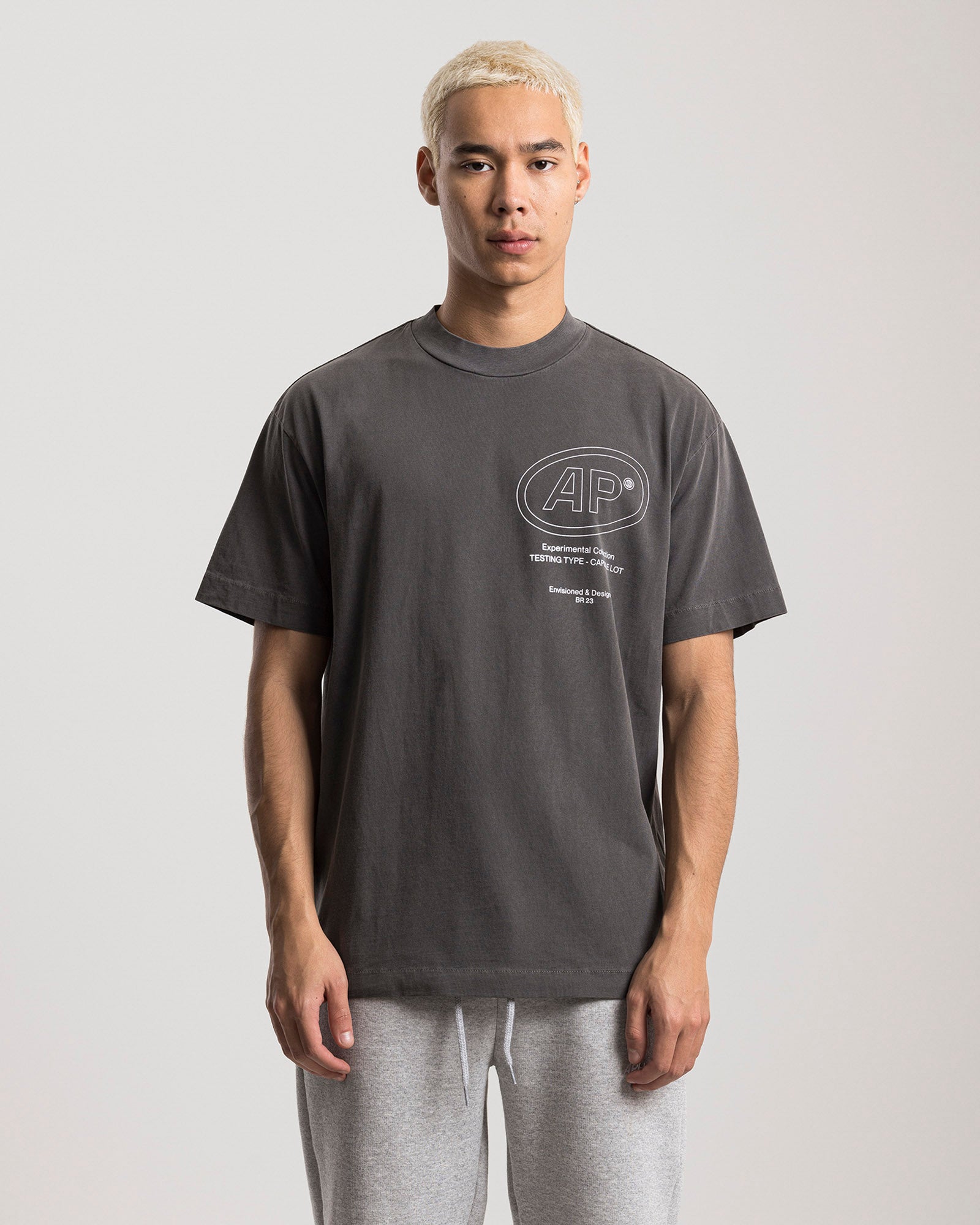 APHASE - T-Shirt Double AP Stoned Gray