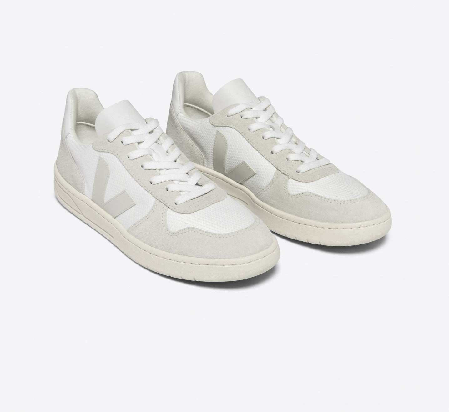 Tênis Veja V-10 B-mesh White Natural Pierre