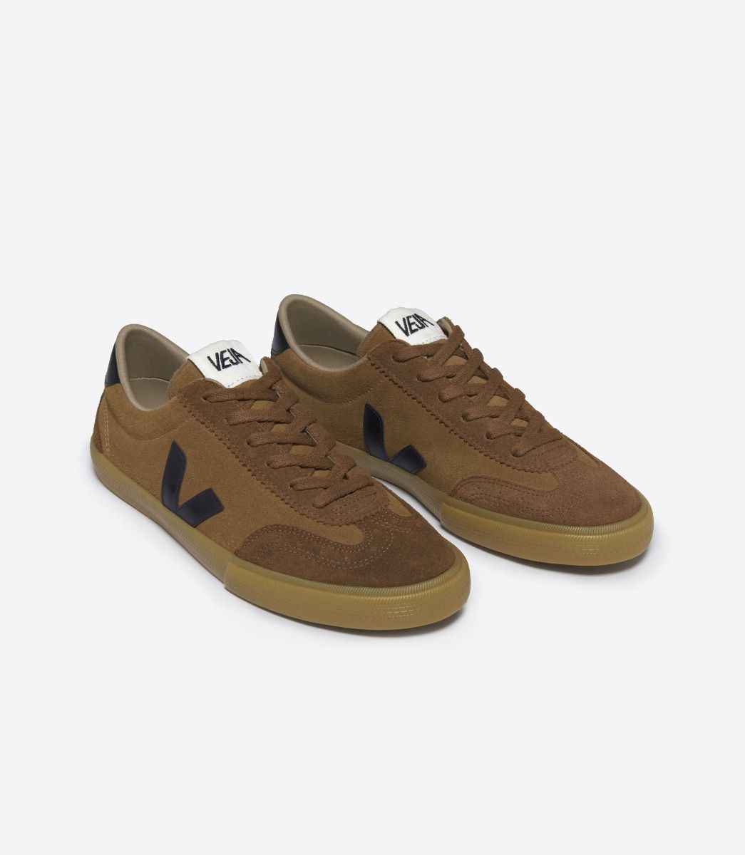 Tênis Veja Volley Suede Unissex Camel Black