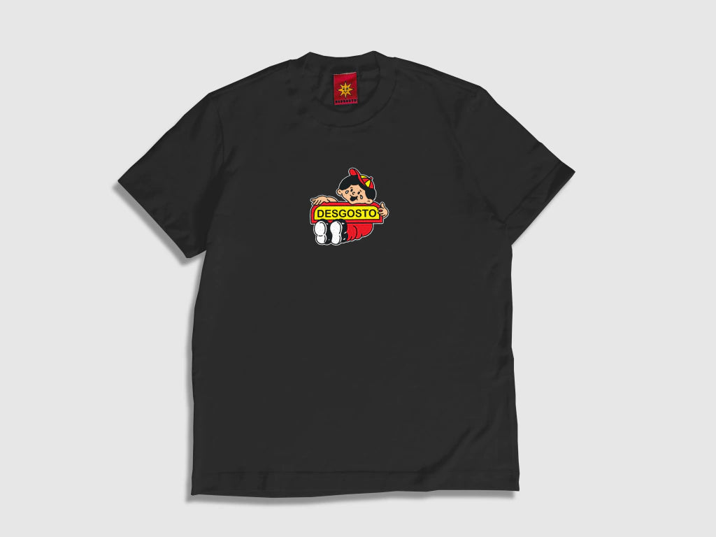 DESGOSTO - Camiseta Xora Boy Preta