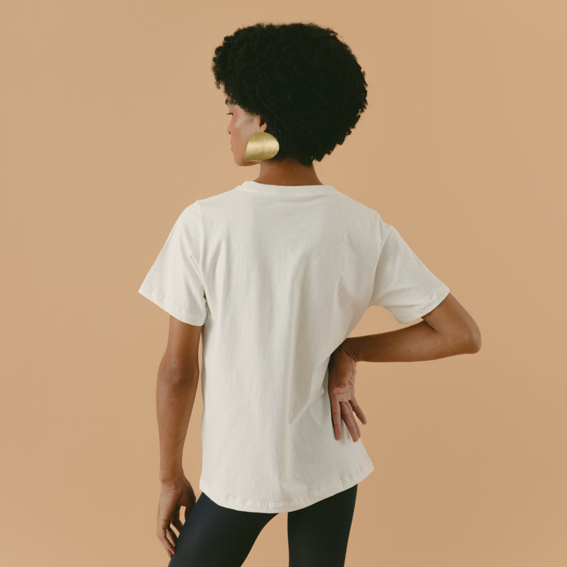 Camiseta Jouer Couture Razão Off White